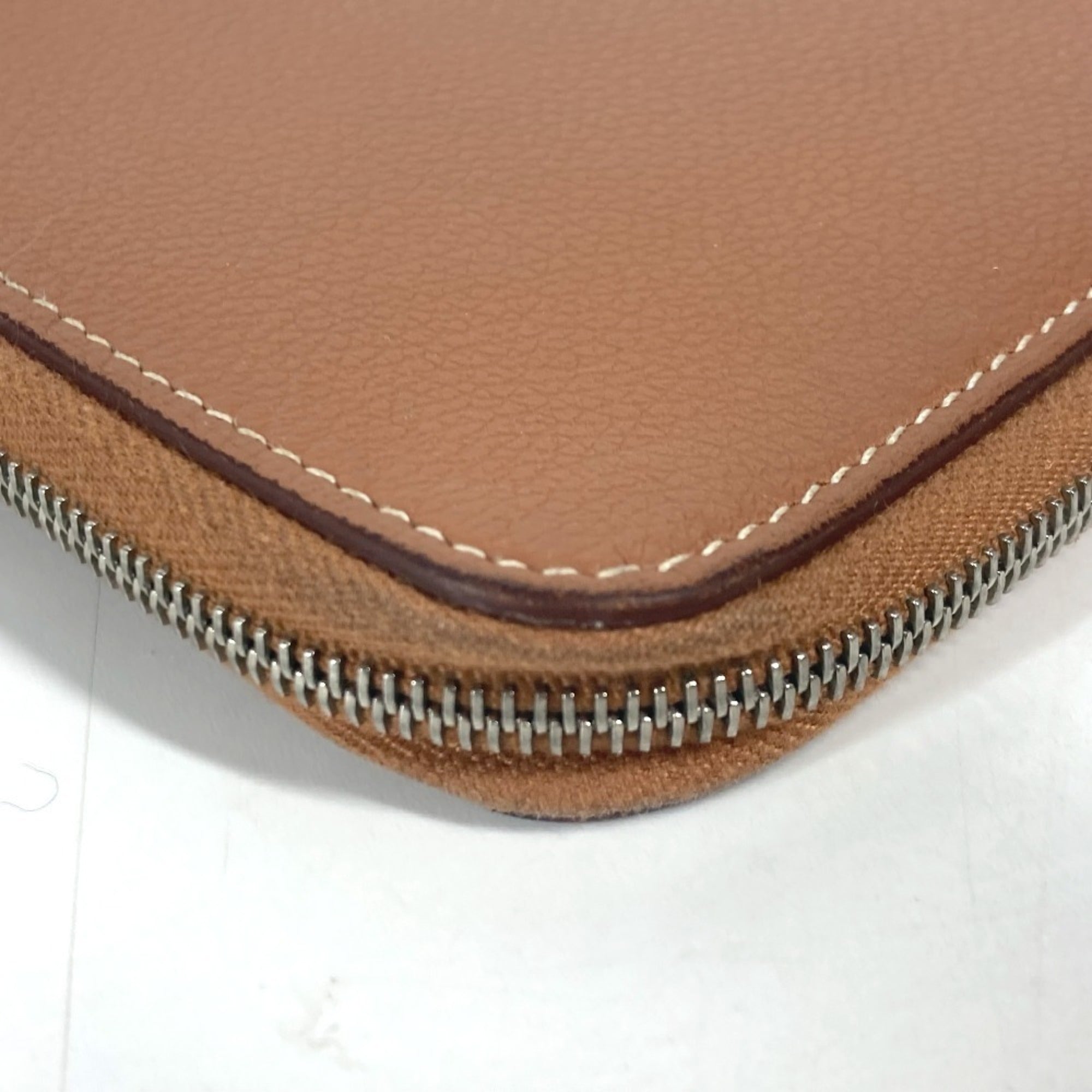 Hermes Brown Evercalf Leather Wallet (Bi-Fold) (Pre-Owned)
