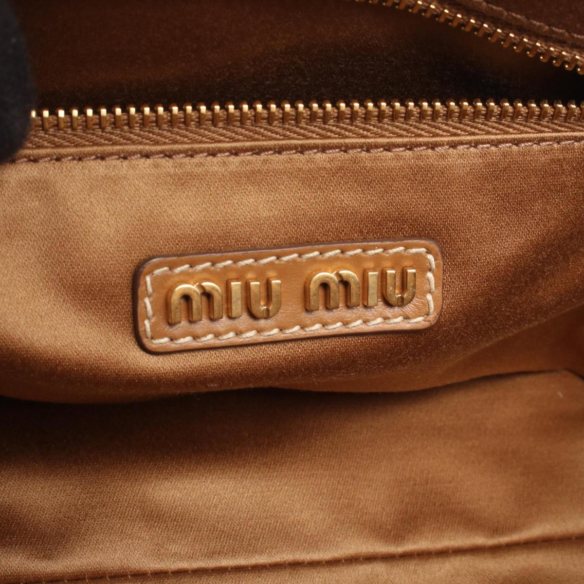 Miu Miu Brown Leather Handbag (Pre-Owned)