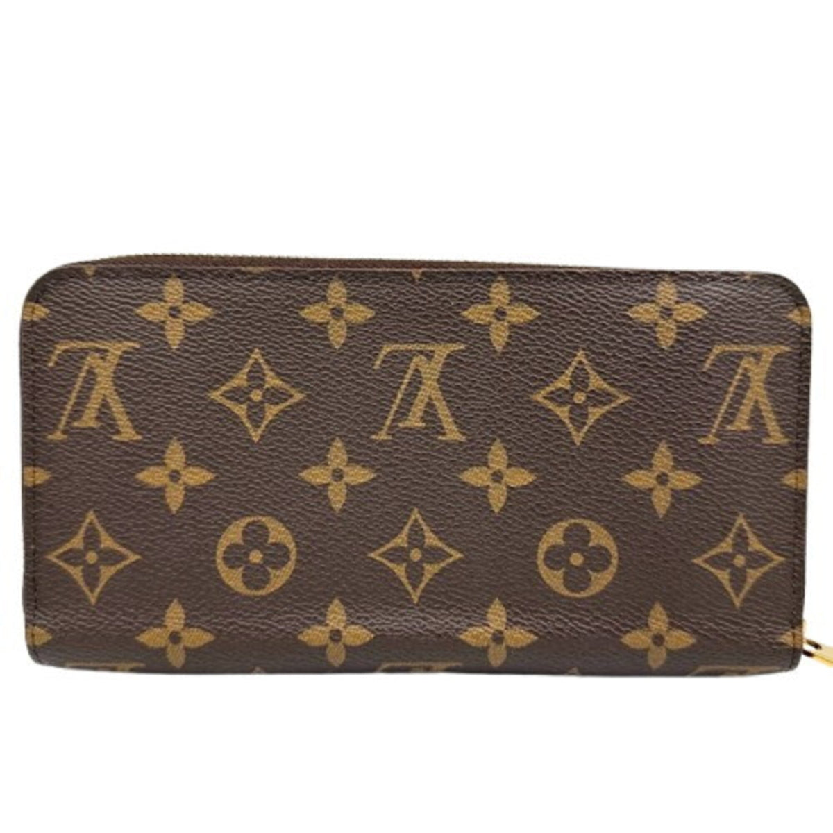 Louis Vuitton Monogram Brown Pvc Long Wallet (Bi-Fold) (Pre-Owned)