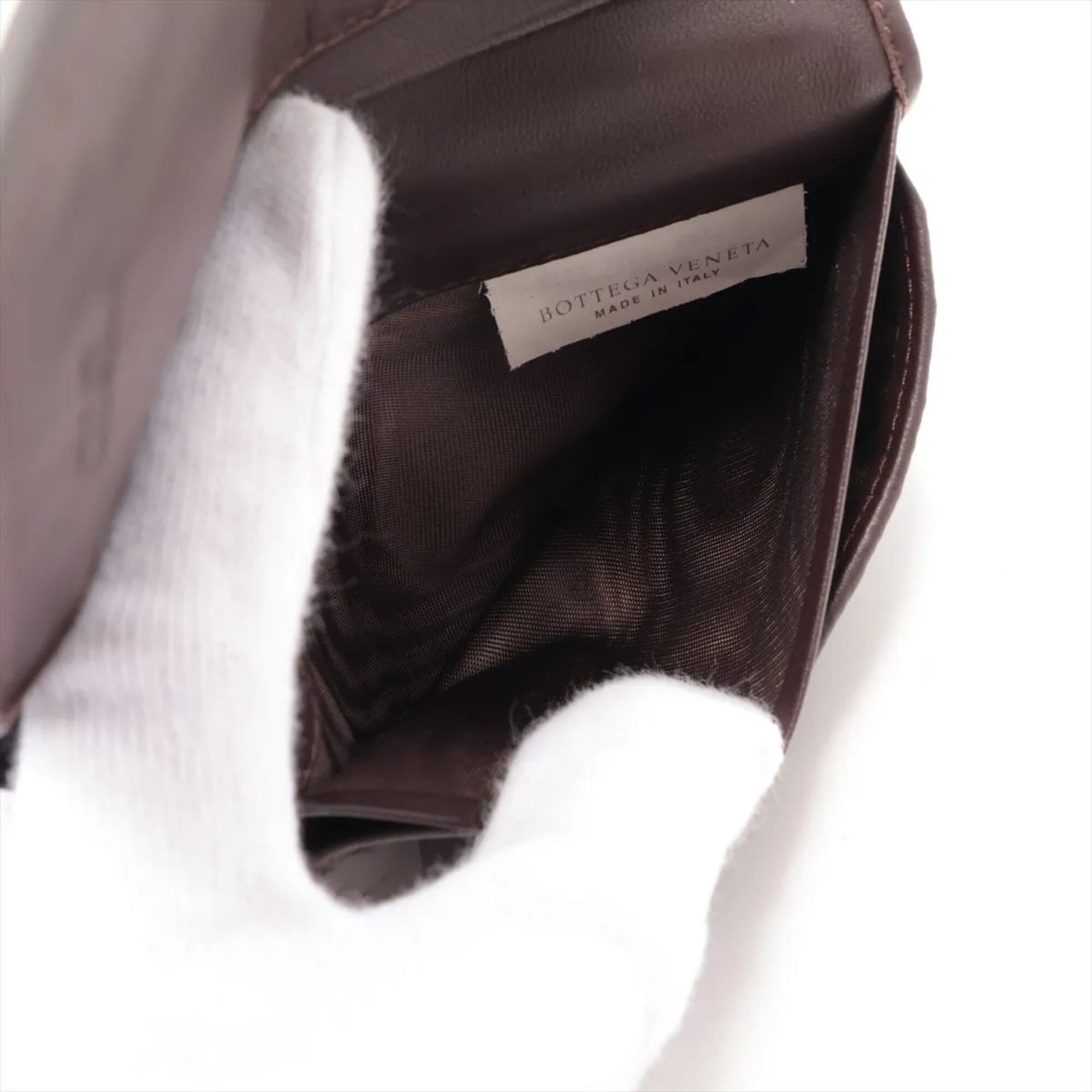 Bottega Veneta Intrecciato Brown Intrecciato Wallet (Bi-Fold) (Pre-Owned)