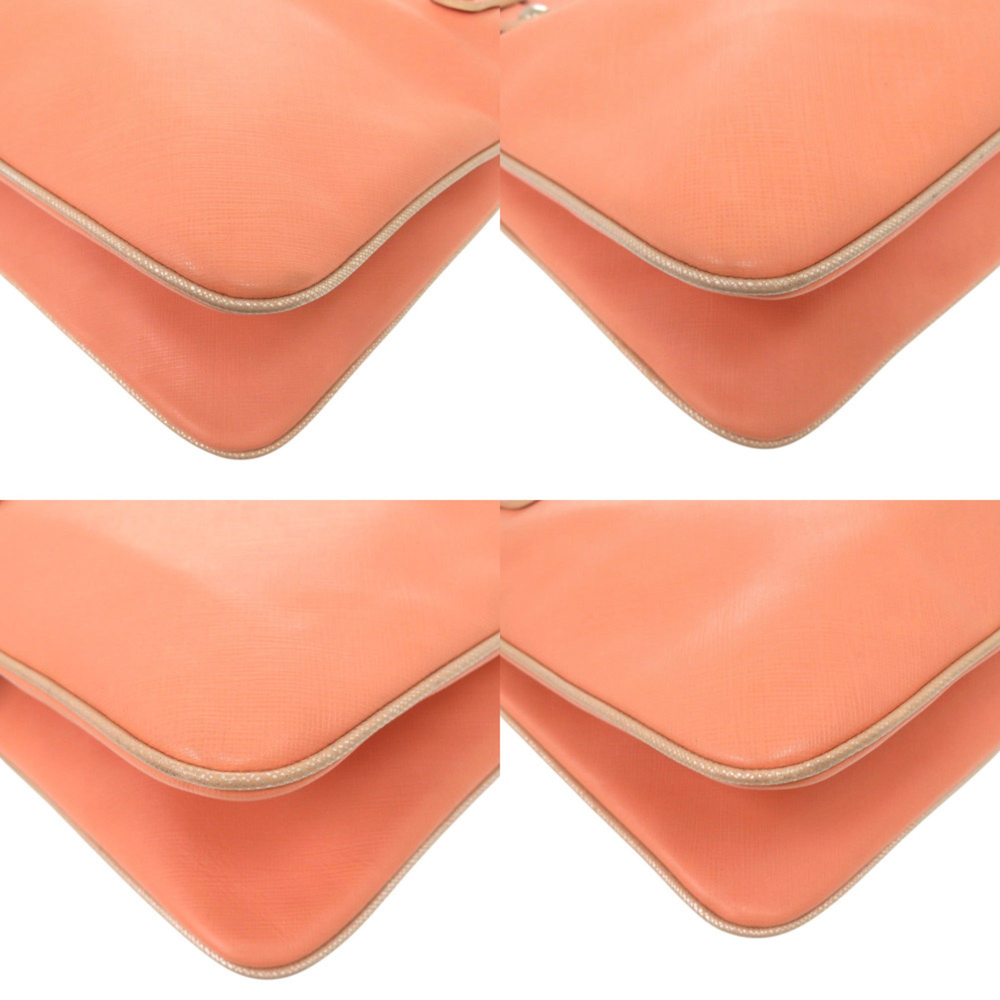 Salvatore Ferragamo Pink Leather Handbag Shoulder Bag (Pre-Owned)