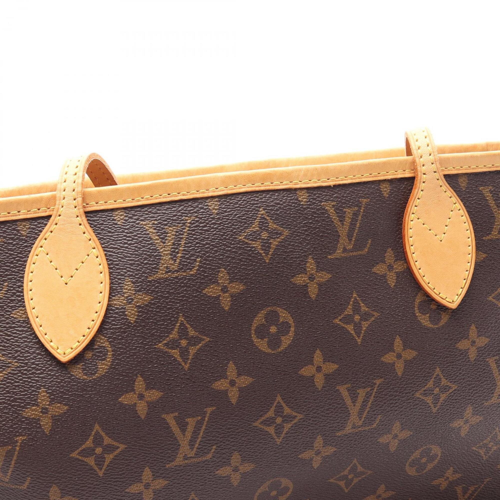 Louis Vuitton Brown Pvc Leather Handbag Tote Bag (Pre-Owned)