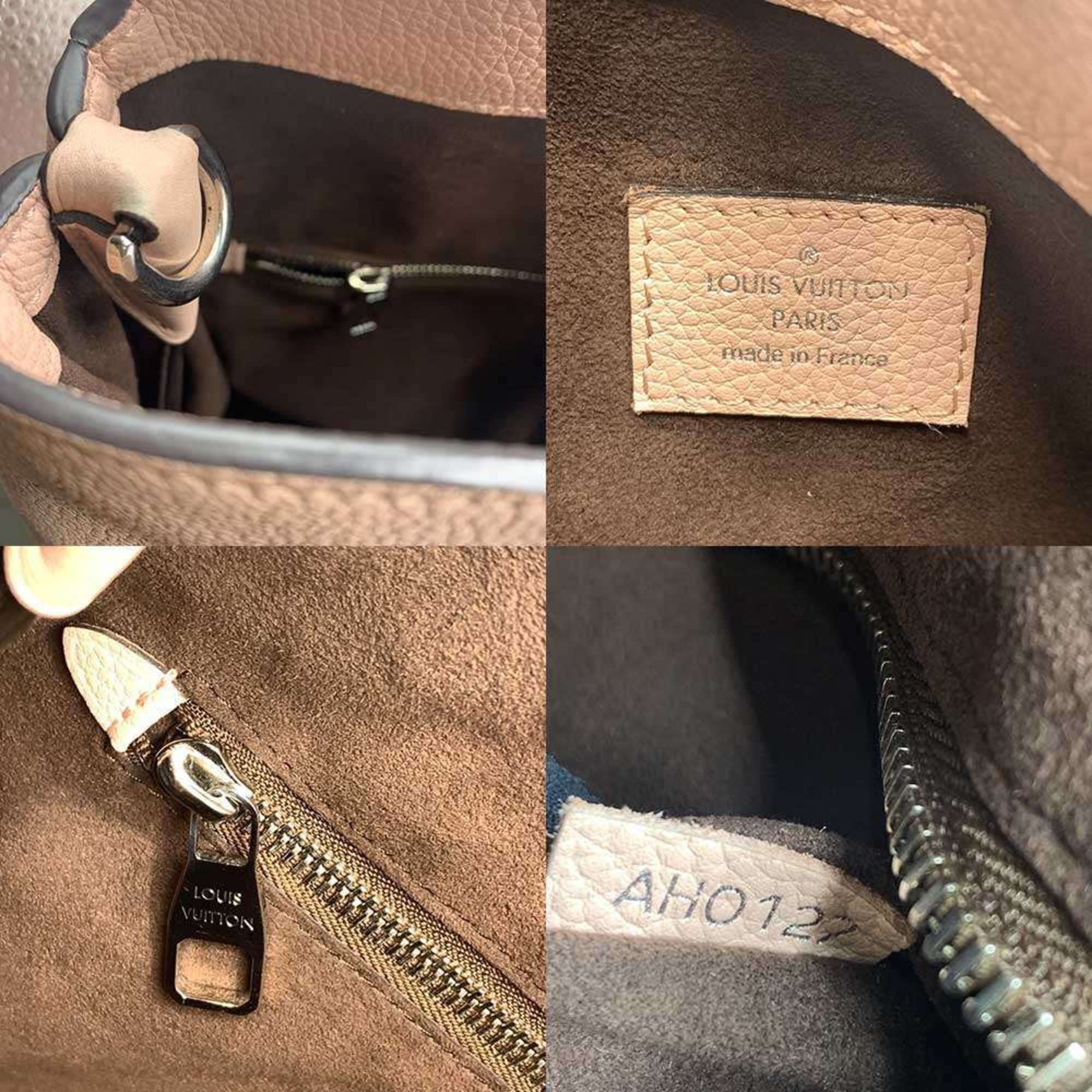 Louis Vuitton Mahina Pink Mahina Leather Leather Handbag Shoulder Bag (Pre-Owned)