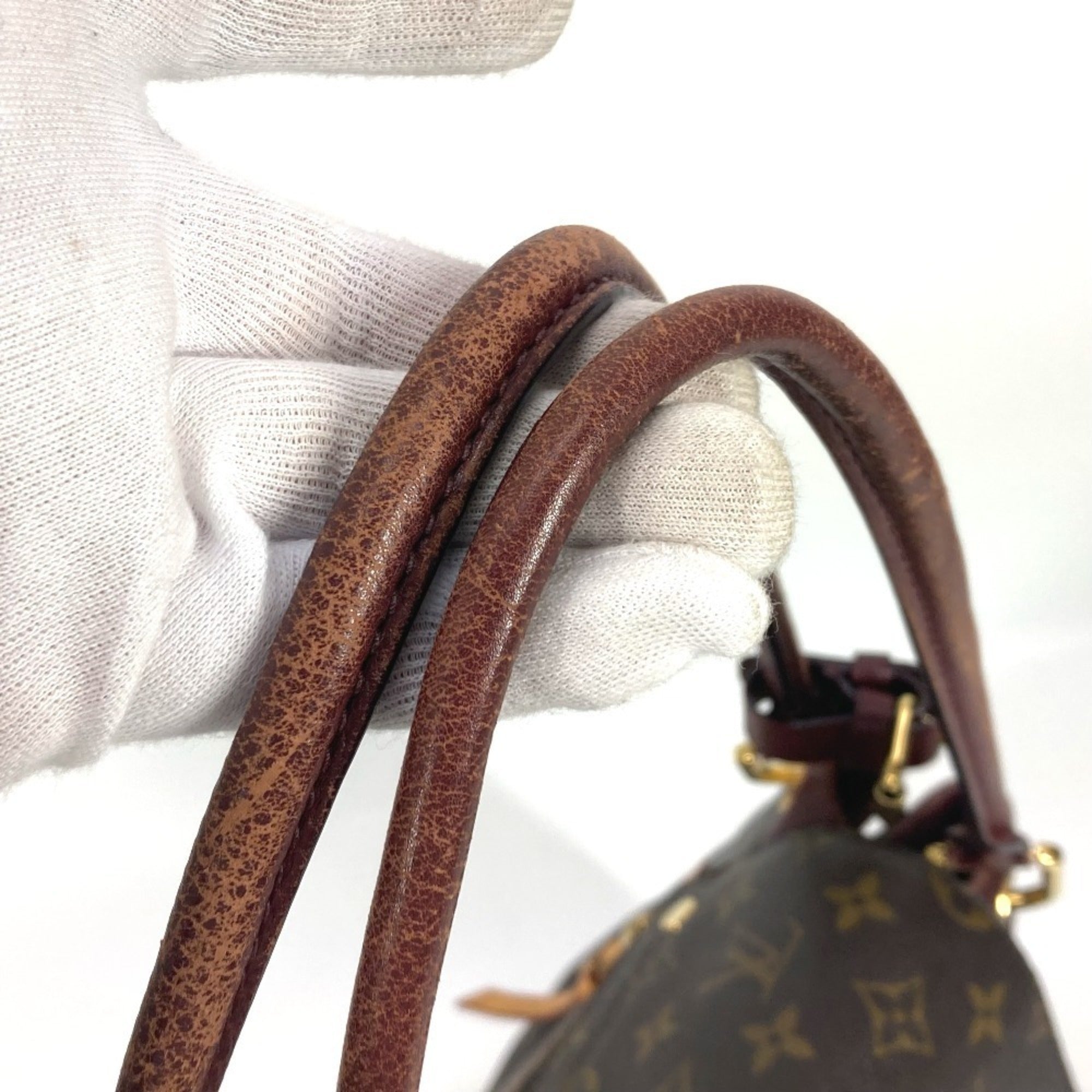 Louis Vuitton Brown Purple Monogram Canvas Shoulder Bag Tote Bag (Pre-Owned)