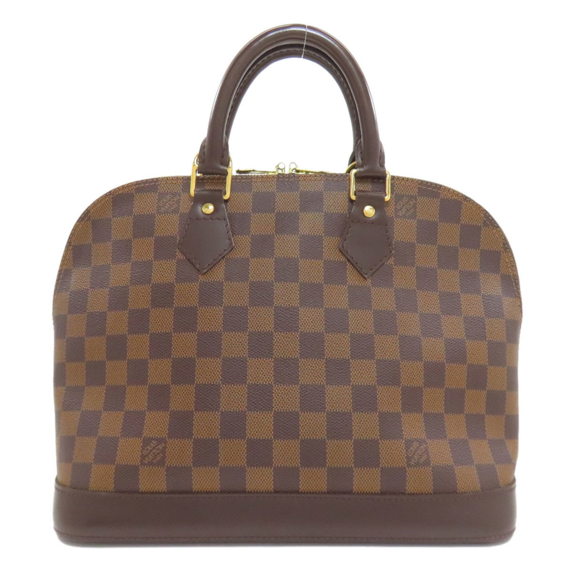Louis Vuitton Brown Damier Canvas Handbag (Pre-Owned)