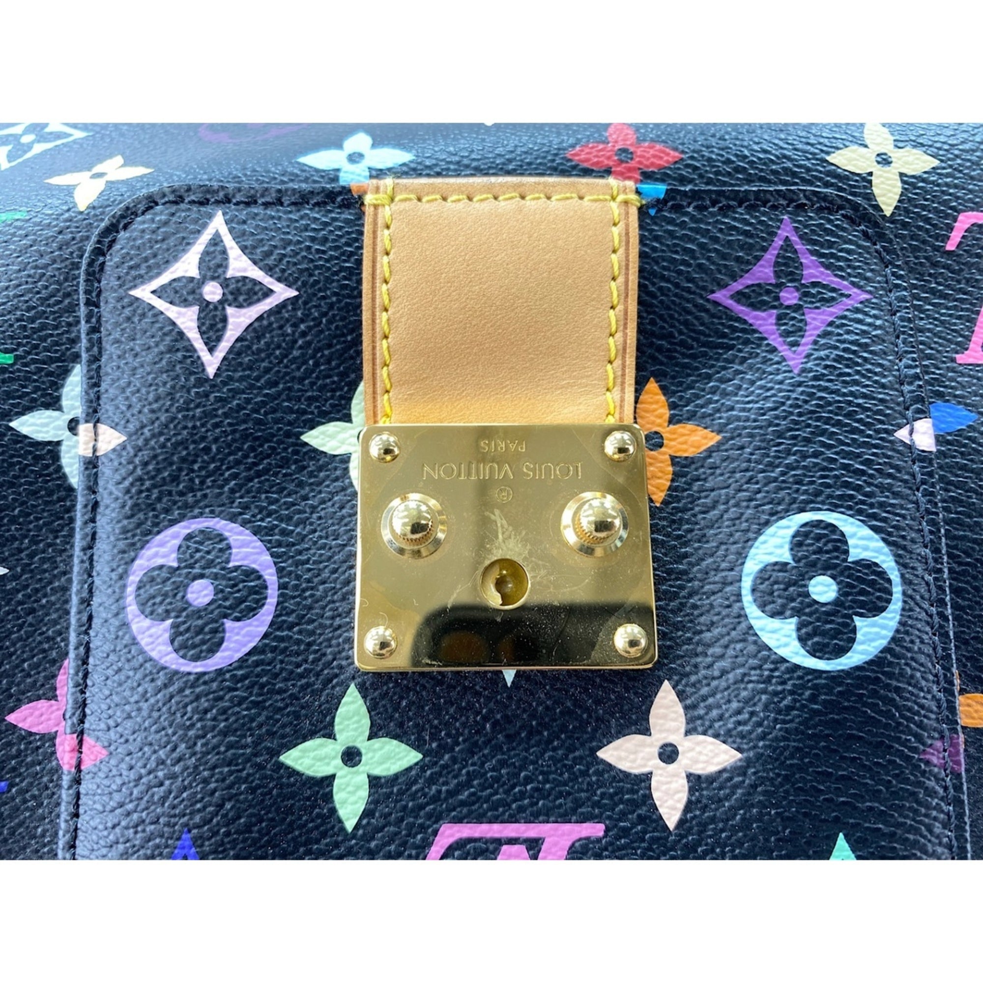 Louis Vuitton Black Multi-Color Handbag (Pre-Owned)