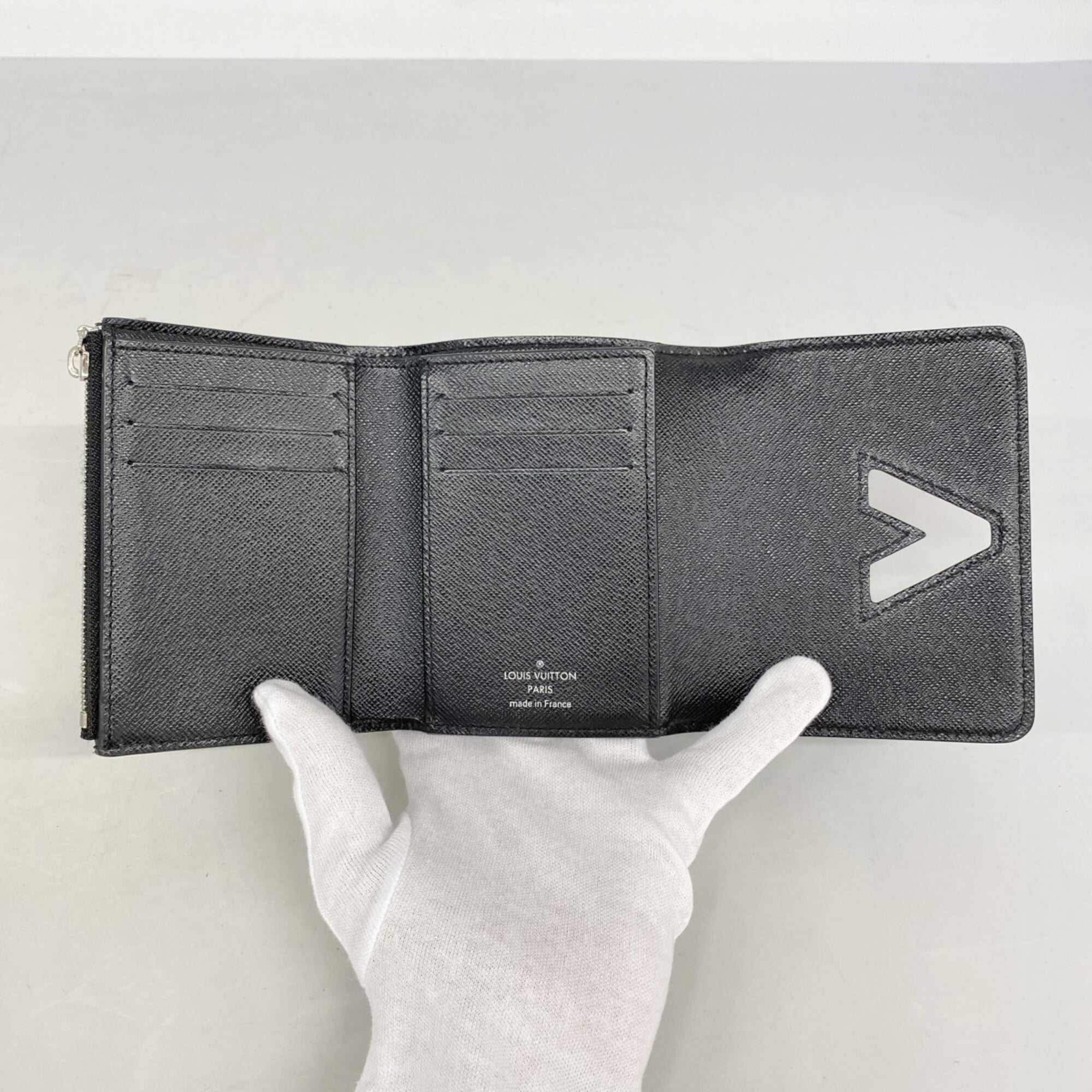 Louis Vuitton Noir Wallet (Tri-Fold) (Pre-Owned)