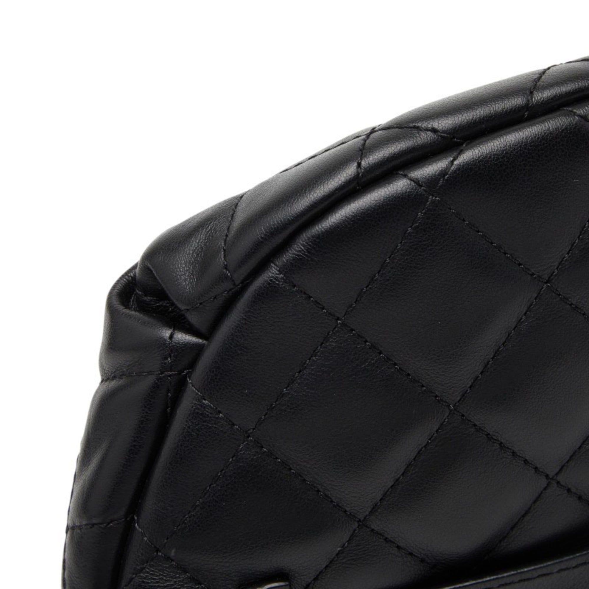 Chanel Black Leather Sling Bag (Pre-Owned)