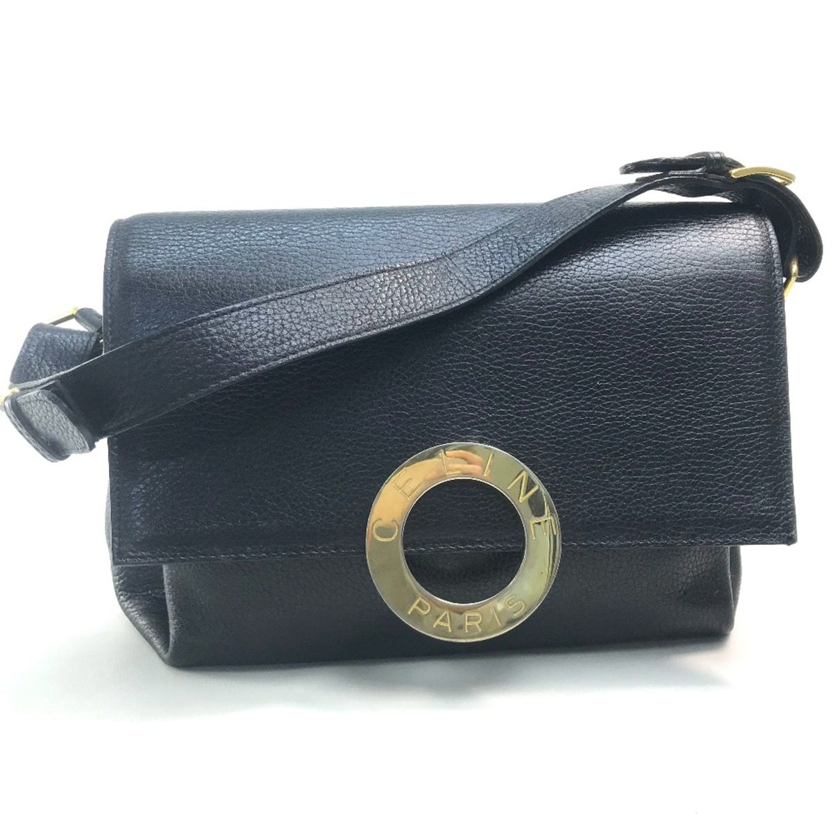 Celine Black Leather Handbag (Pre-Owned)