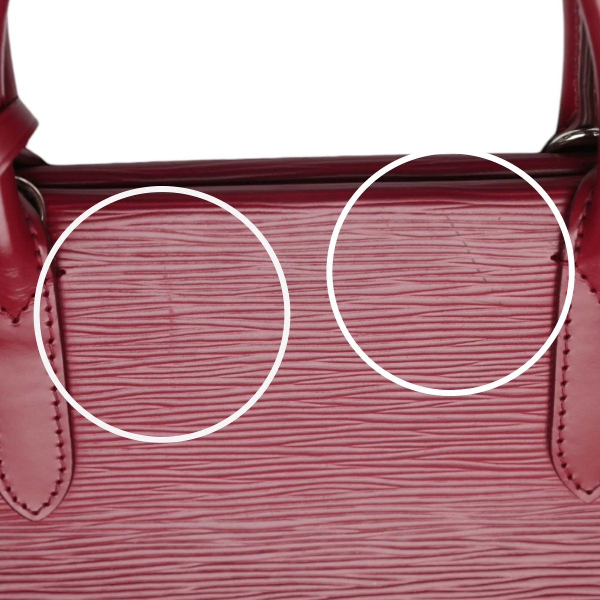 Louis Vuitton Fuchsia Galle Red Color Epi Leather Handbag Shoulder Bag (Pre-Owned)