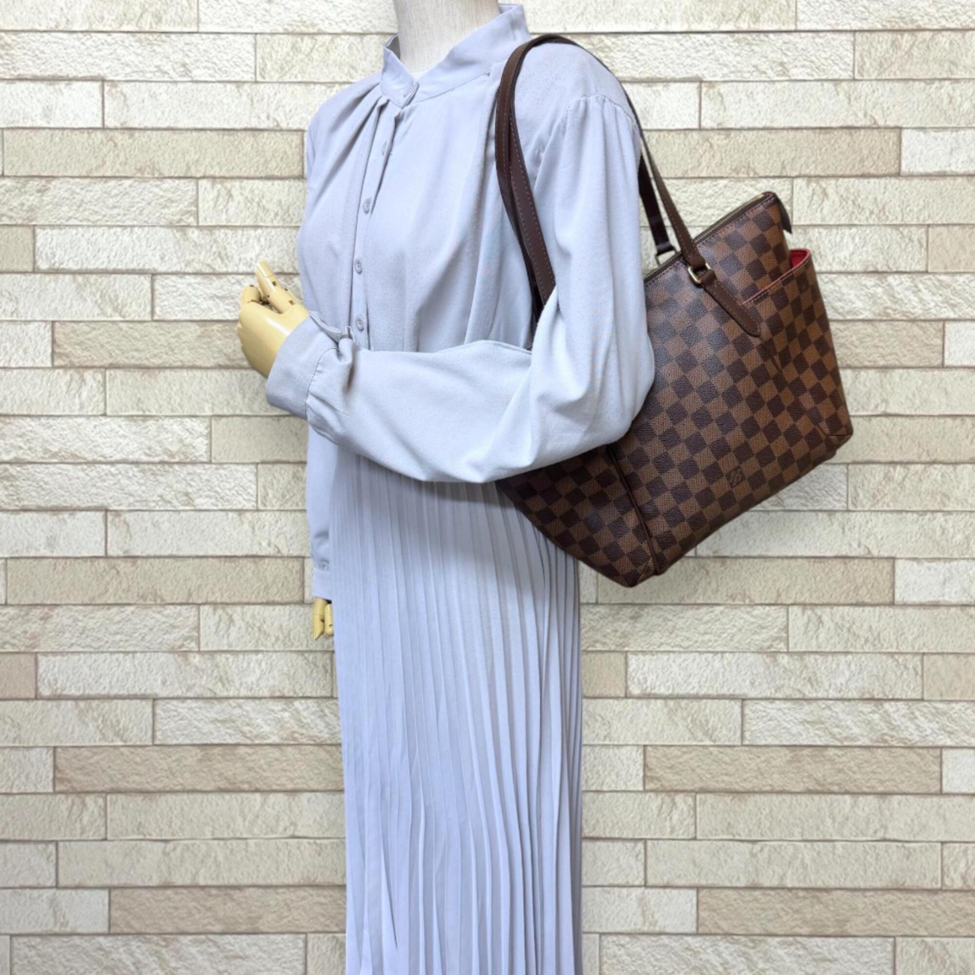Louis Vuitton Brown Damier Canvas Damier Canvas Tote Bag (Pre-Owned)