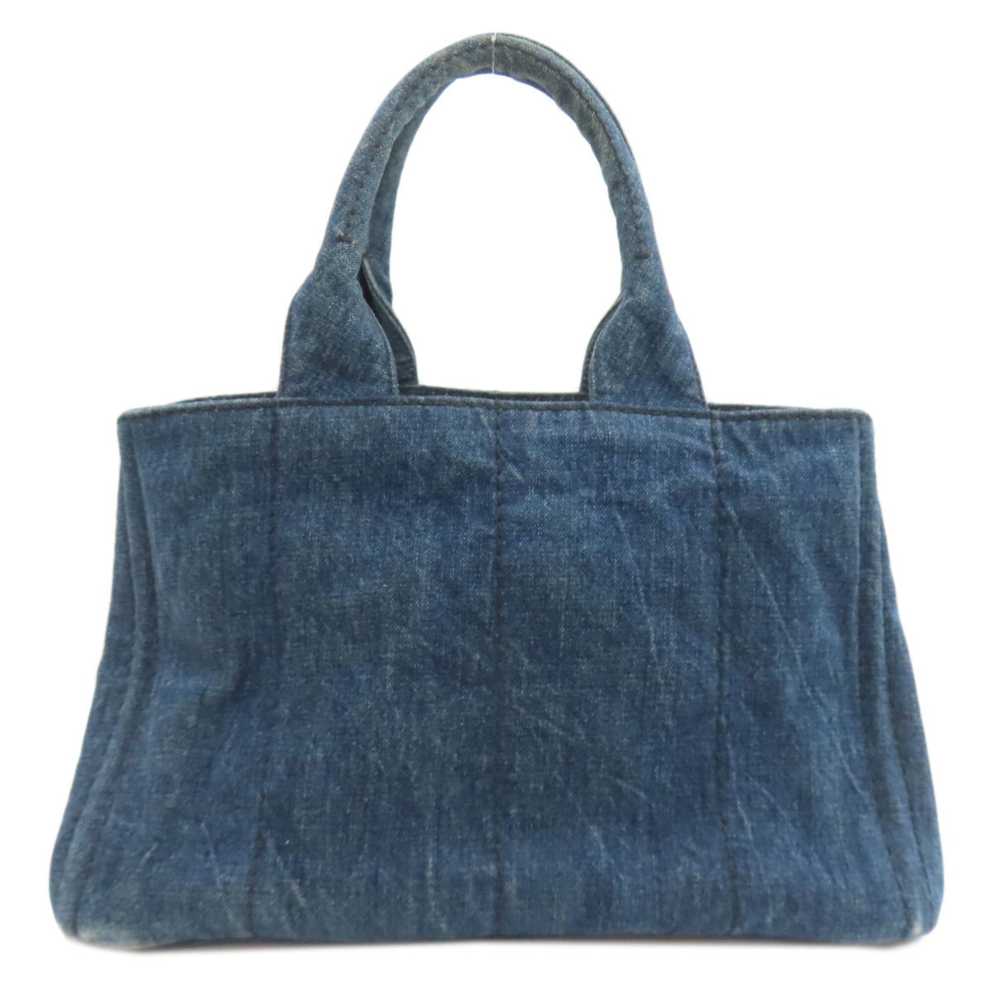 Prada Brown Denim Tote Bag (Pre-Owned)