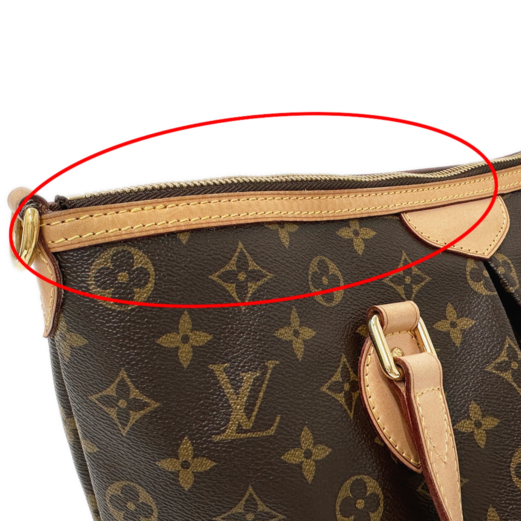 Louis Vuitton Brown Monogram Canvas Handbag Shoulder Bag (Pre-Owned)