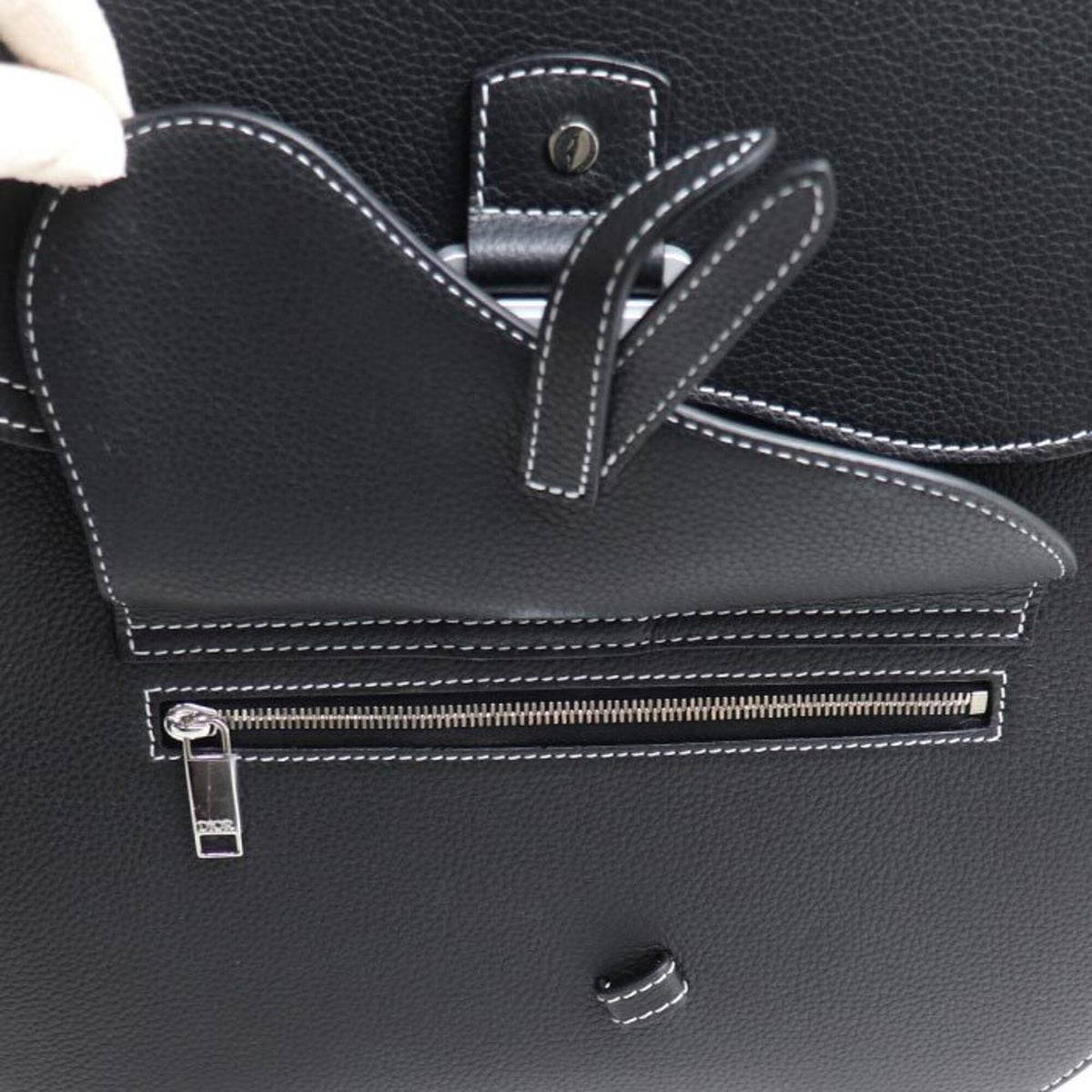 Christian Dior Black Leather Backpack (Pre-Owned)