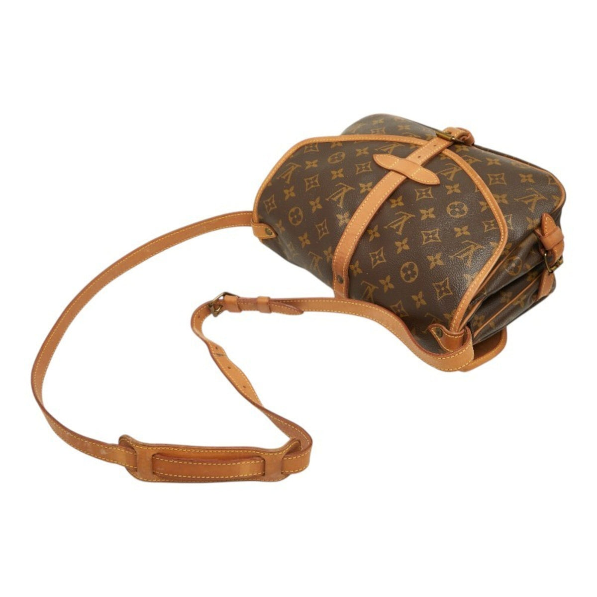 Louis Vuitton Monogram Brown Pvc Leather Shoulder Bag (Pre-Owned)