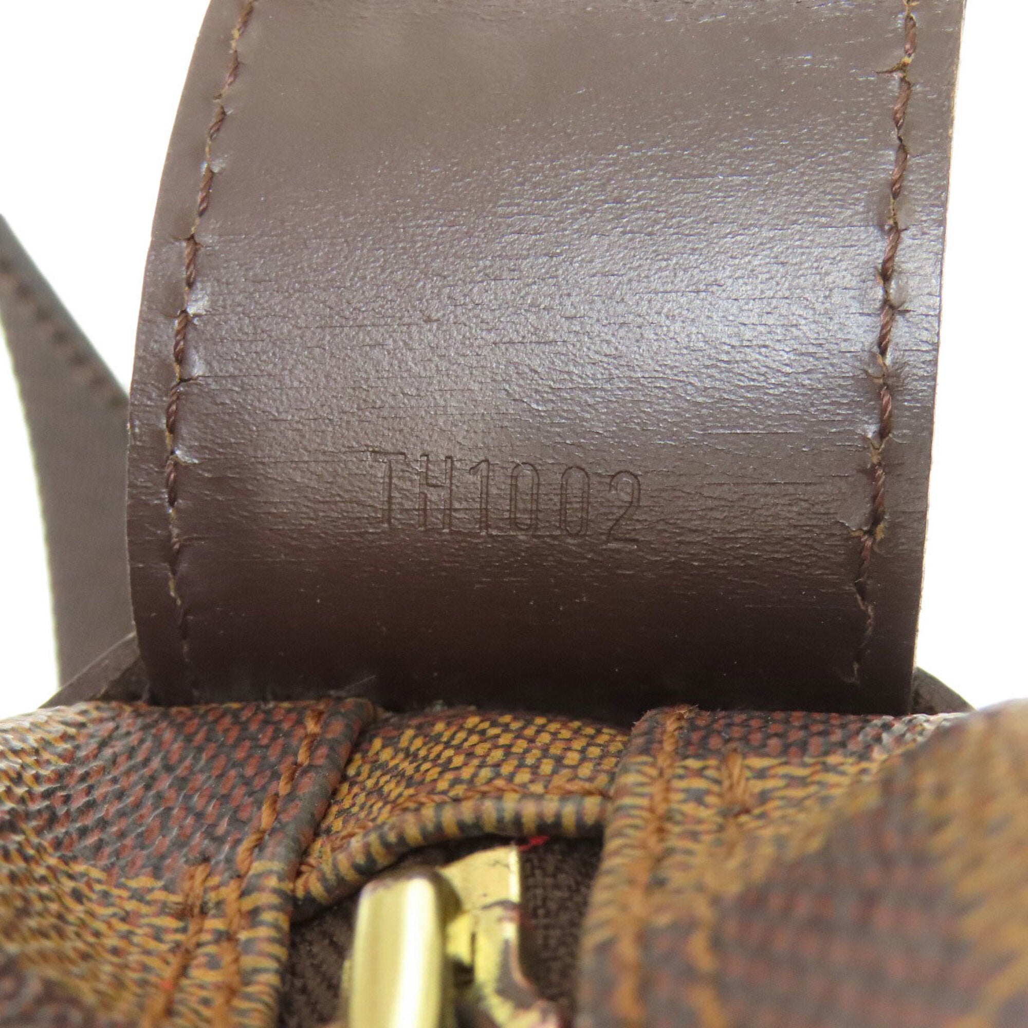 Louis Vuitton Damier Damier Canvas Ebene Damier Canvas Shoulder Bag (Pre-Owned)