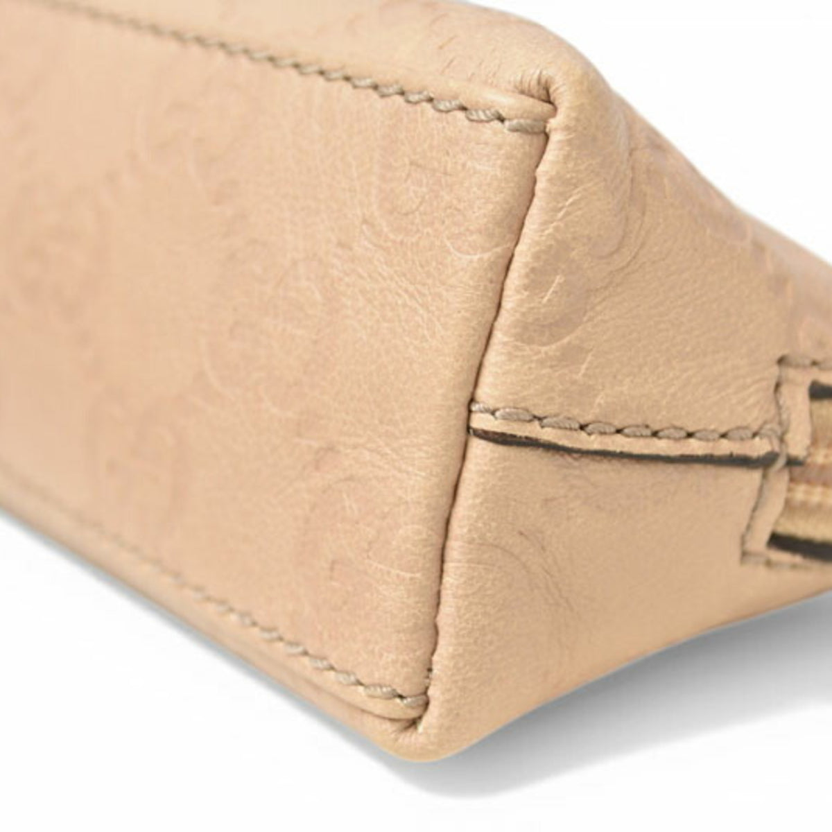 Gucci Beige Brown Pouch (Pre-Owned)