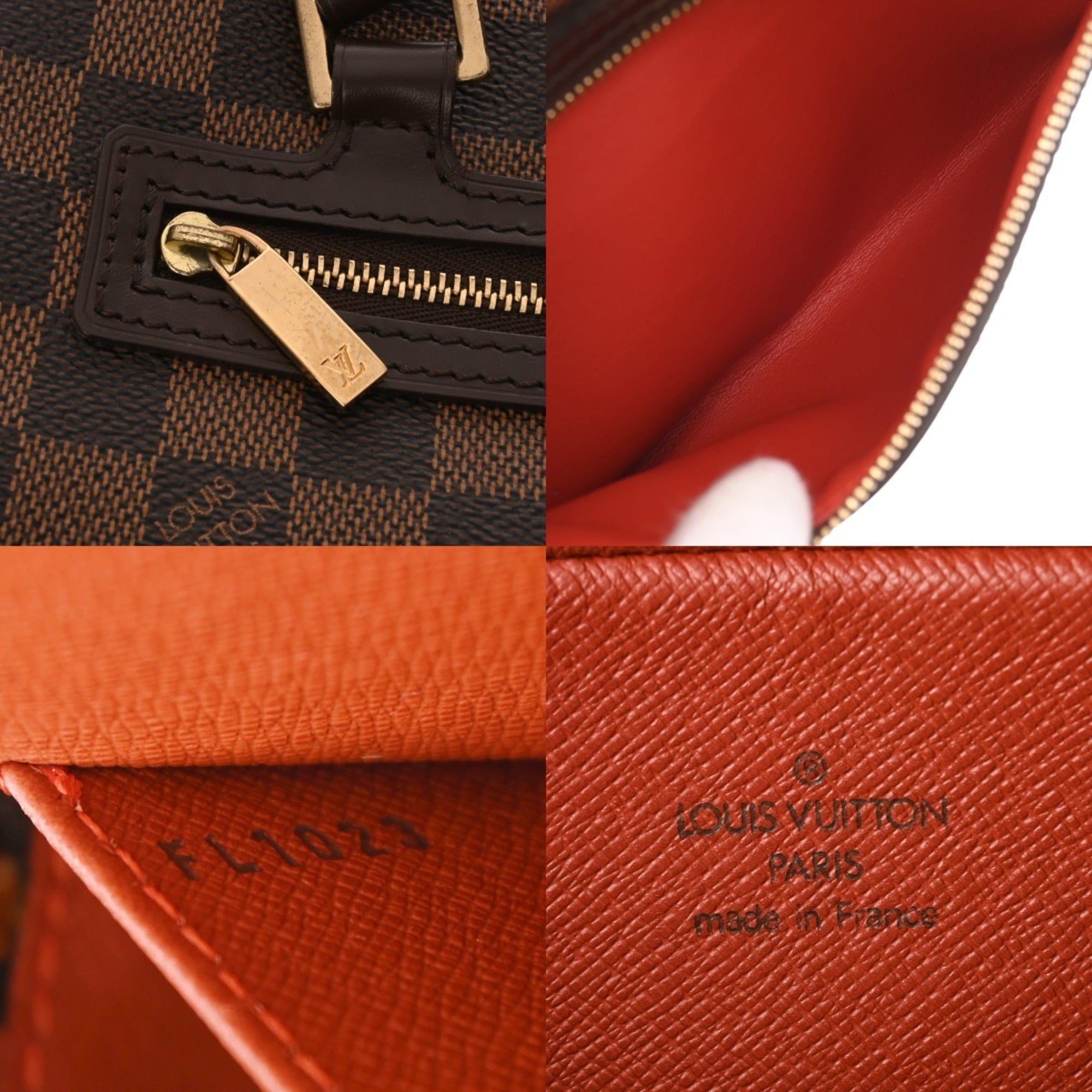 Louis Vuitton Damier Brown Damier Canvas Handbag (Pre-Owned)