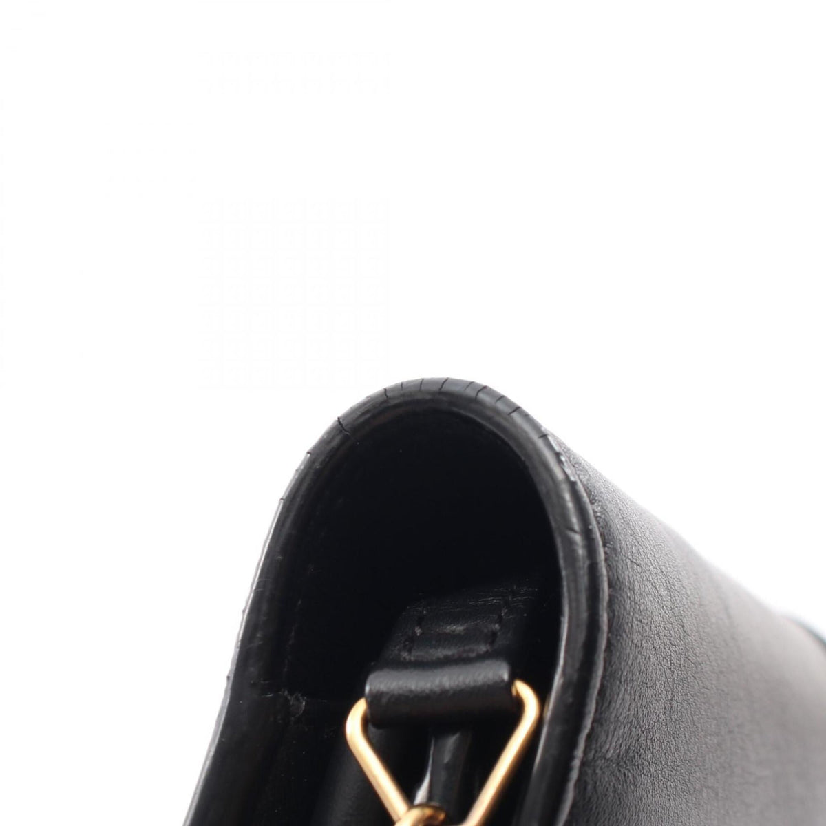 Yves Saint Laurent Black Leather Handbag Shoulder Bag (Pre-Owned)