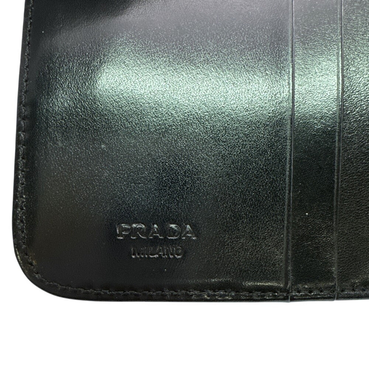 Prada Black Nylon Wallet (Bi-Fold) (Pre-Owned)
