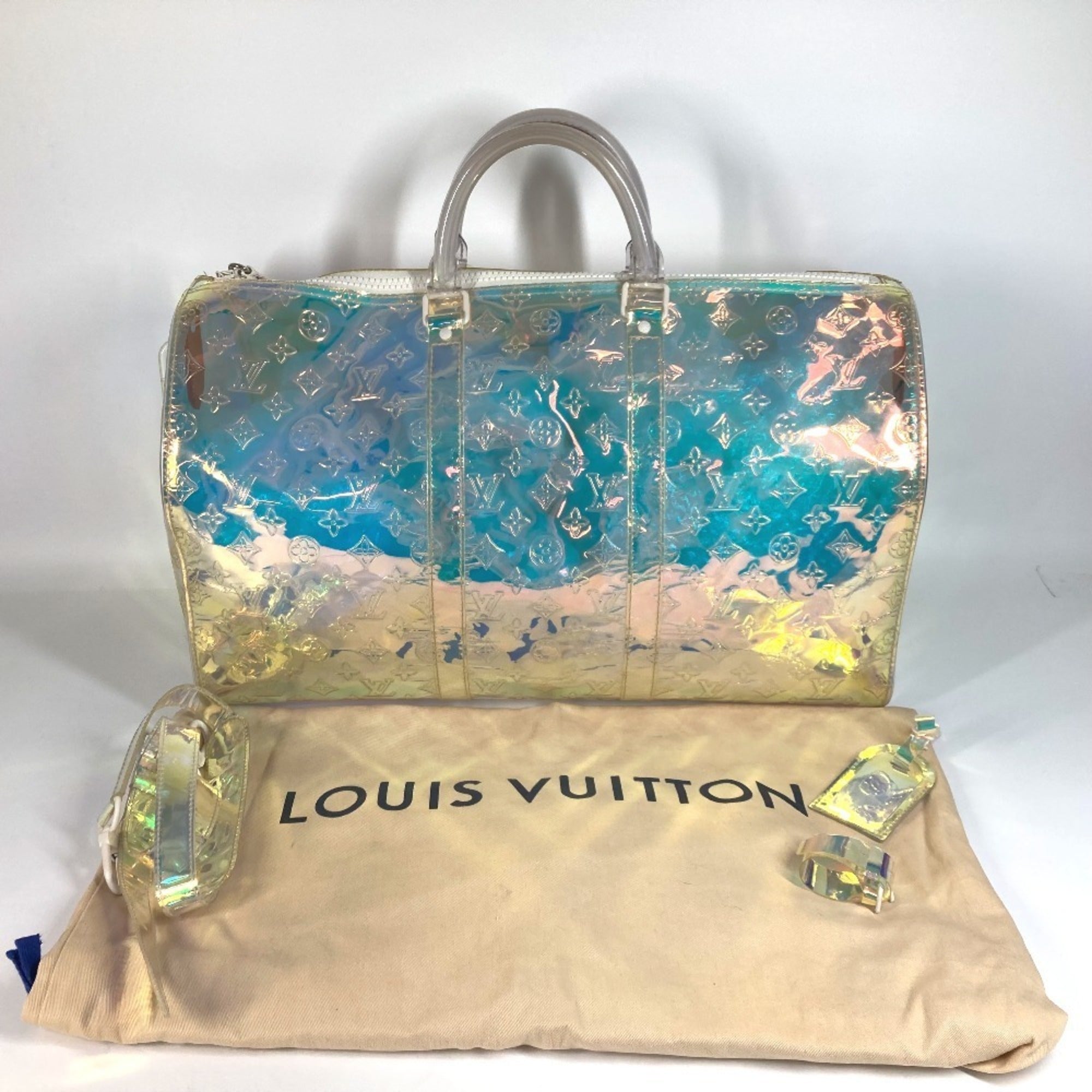 Louis Vuitton Clear Monogram Boston Bag Shoulder Bag (Pre-Owned)