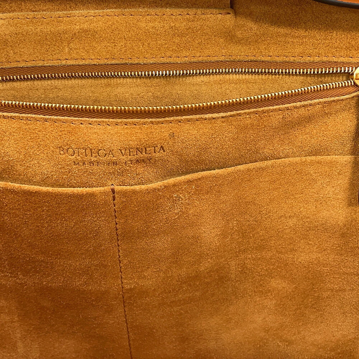 Bottega Veneta Brown Intrecciato Handbag Tote Bag (Pre-Owned)