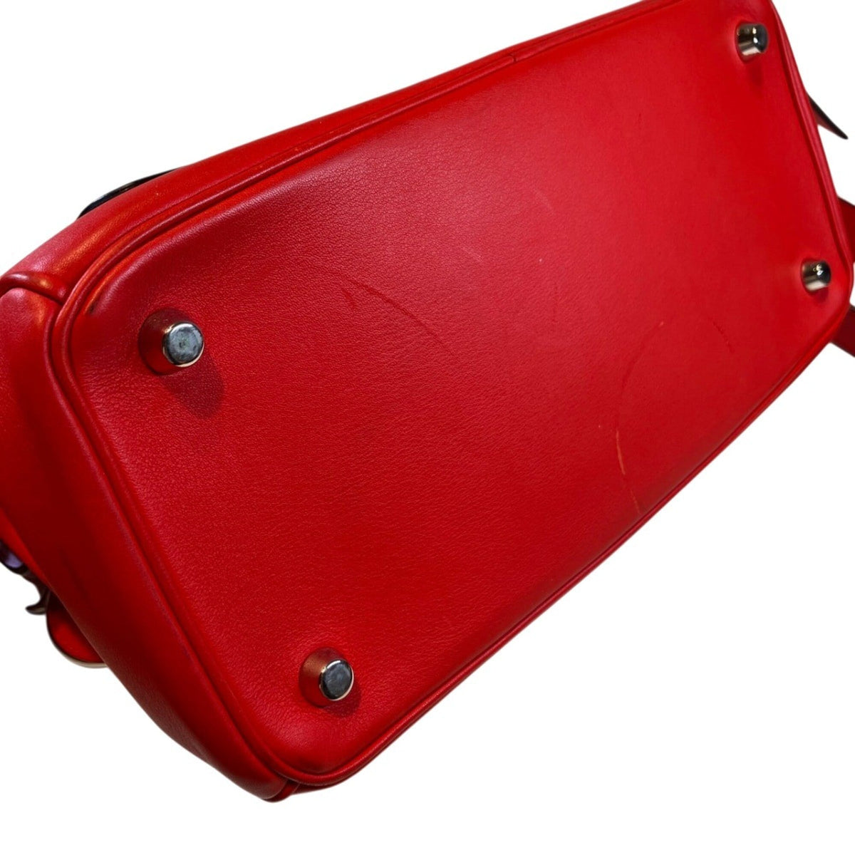 Christian Dior Red Color Leather Handbag (Pre-Owned)