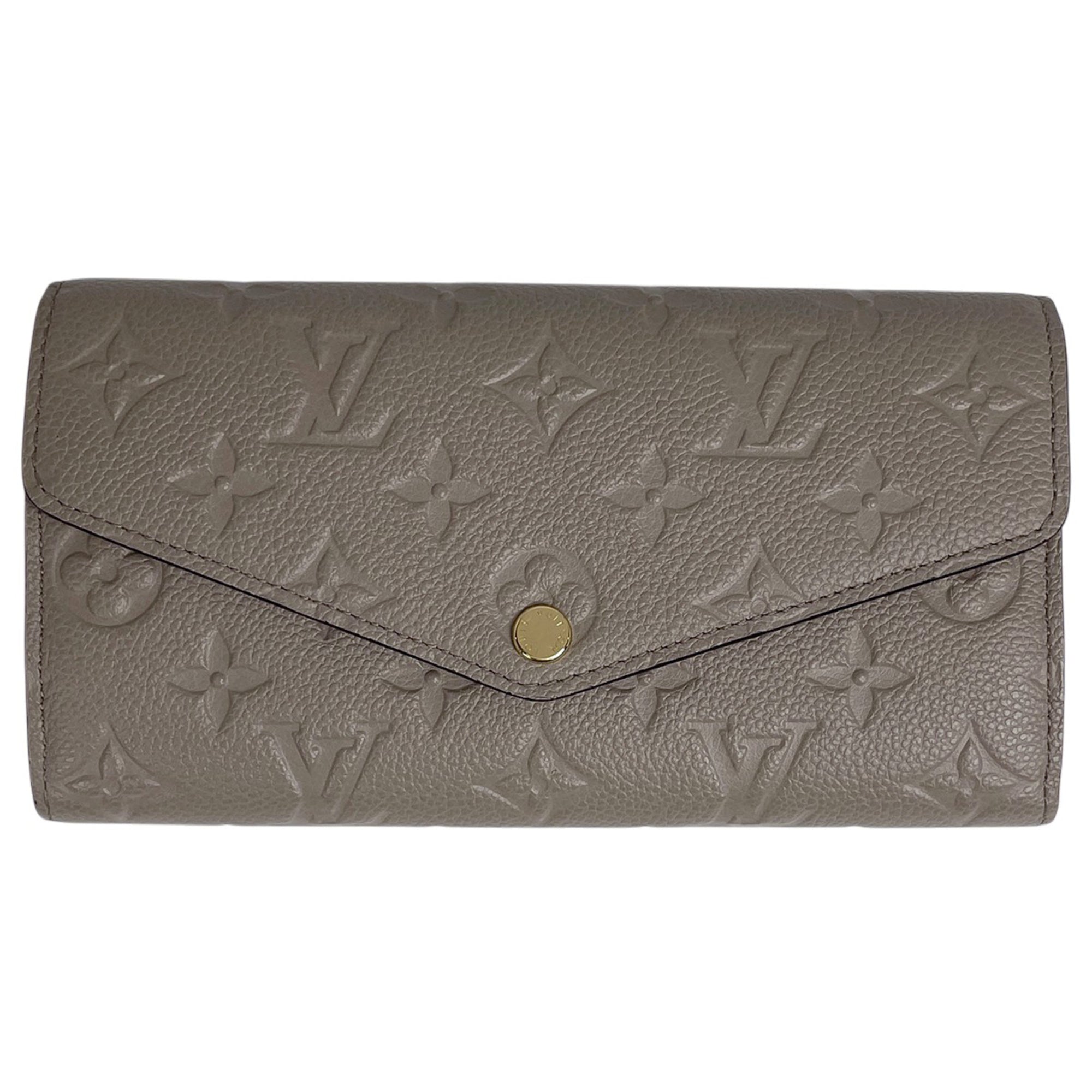 Louis Vuitton Gray Monogram Empreinte Long Wallet (Bi-Fold) (Pre-Owned)