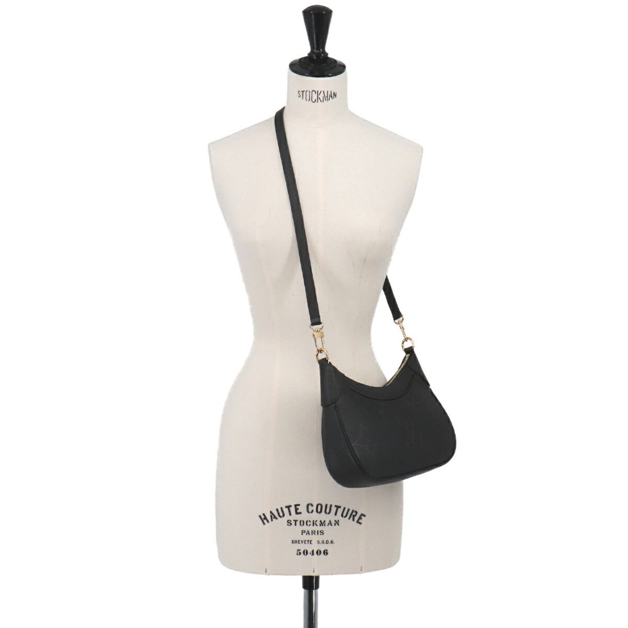 Louis Vuitton Black Monogram Empreinte Handbag Shoulder Bag (Pre-Owned)