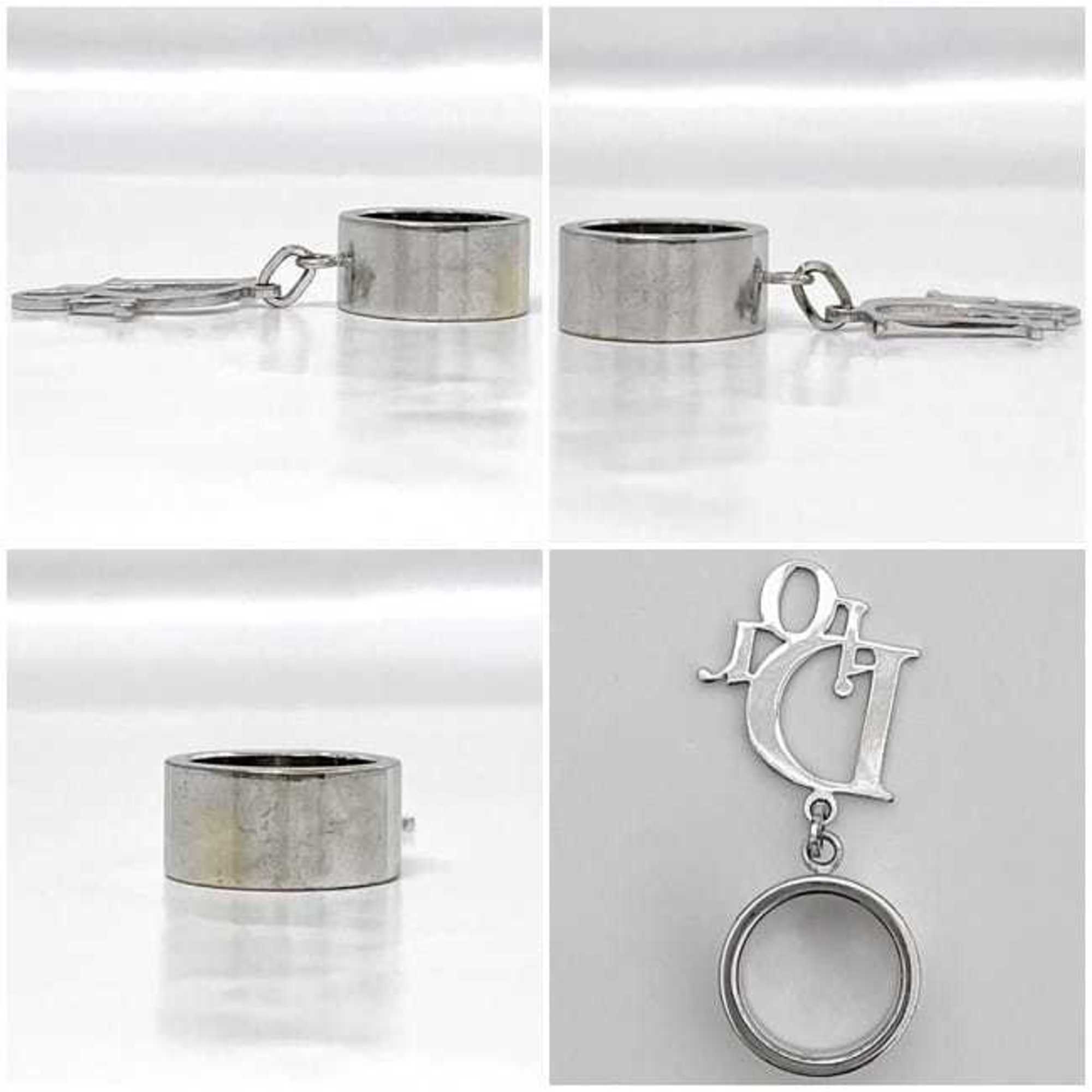Christian Dior Silver Metal Band Ring (Pre-Owned)