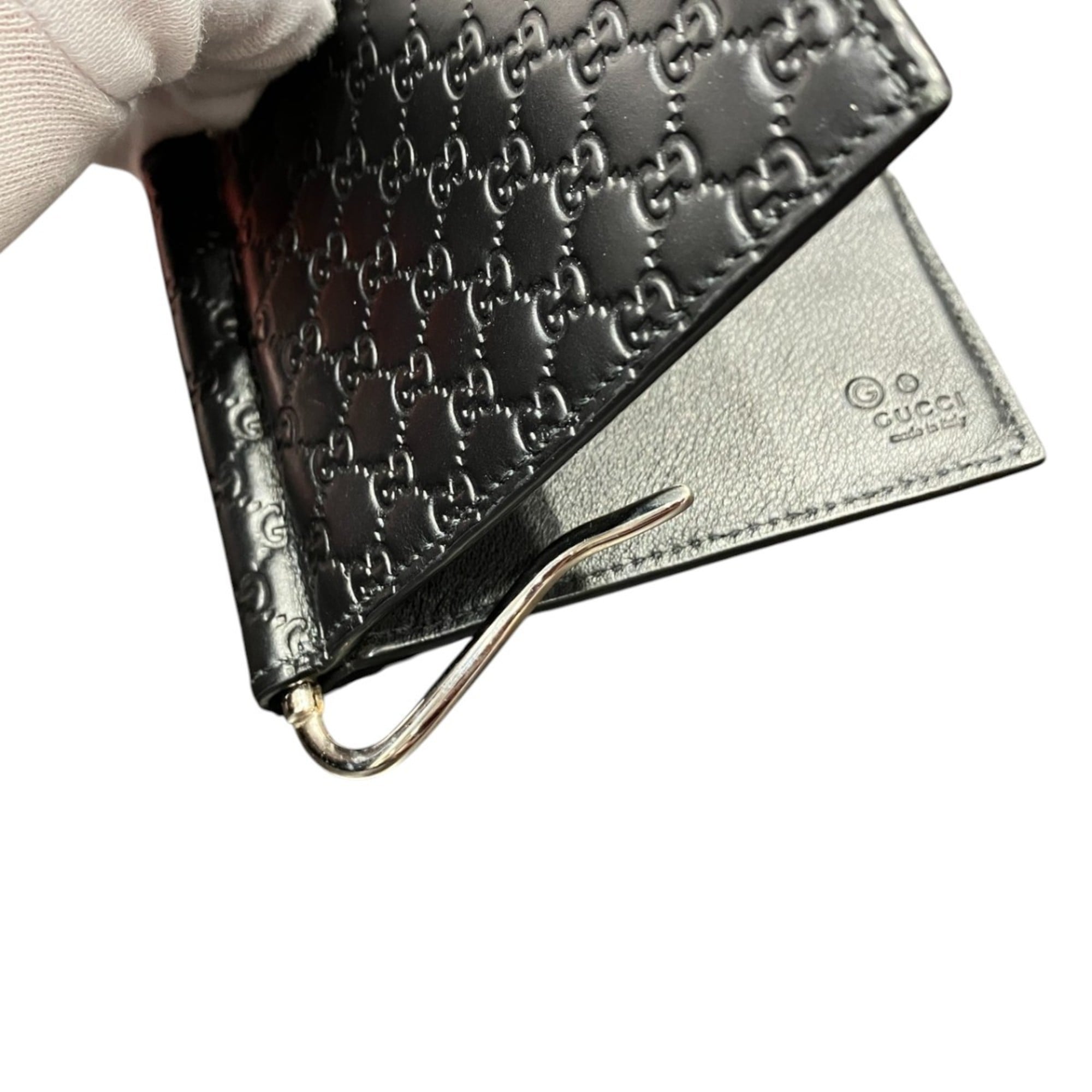 Gucci Black Leather Wallet (Bi-Fold) (Pre-Owned)