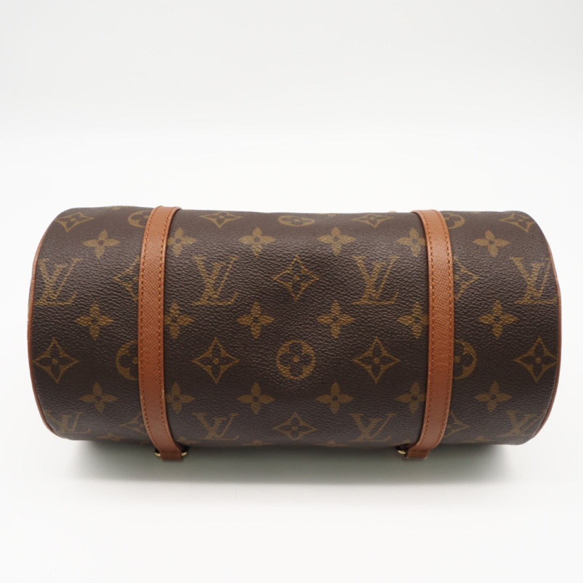 Louis Vuitton Monogram Brown Coated Canvas Leather Handbag (Pre-Owned)