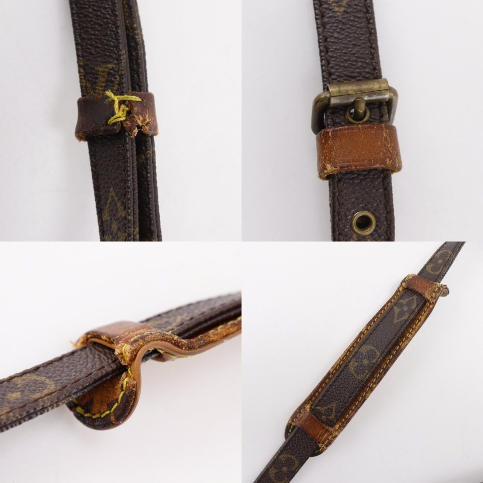 Louis Vuitton Brown Monogram Canvas Shoulder Bag (Pre-Owned)