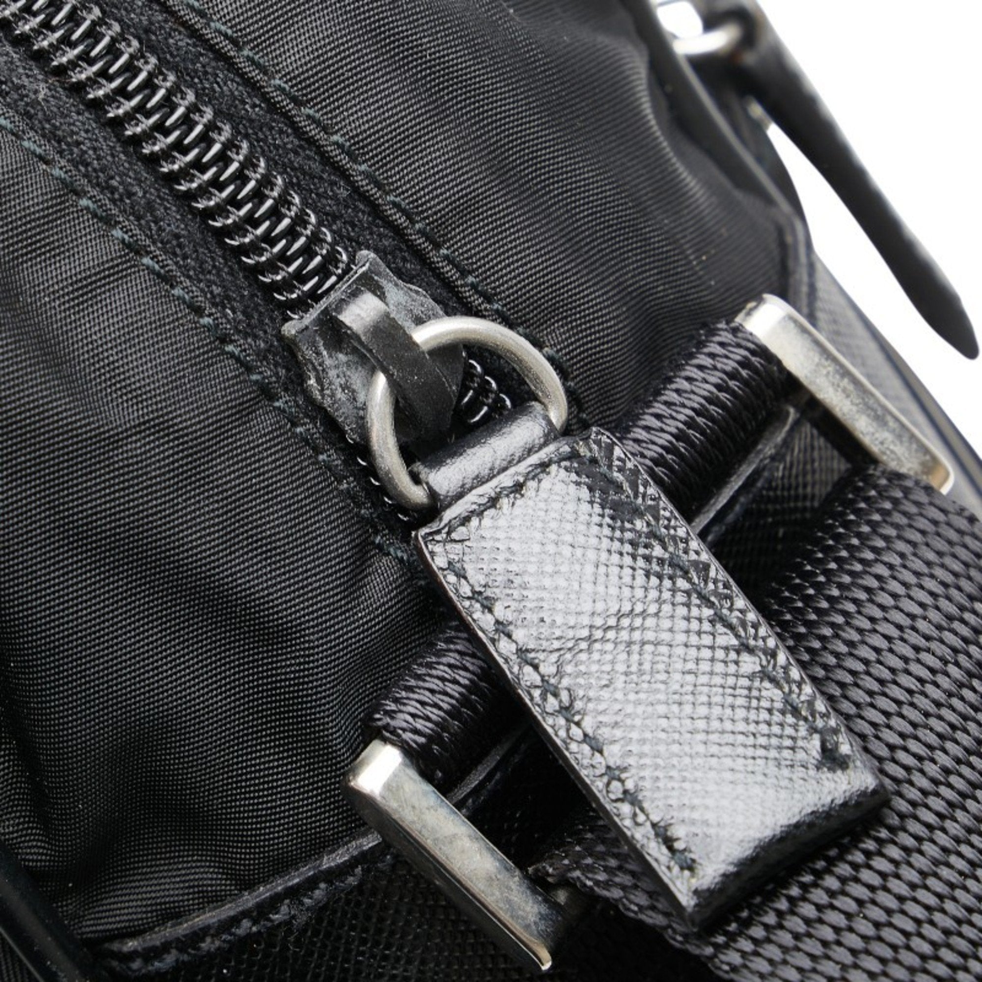 Prada Black Nylon Shoulder Bag (Pre-Owned)