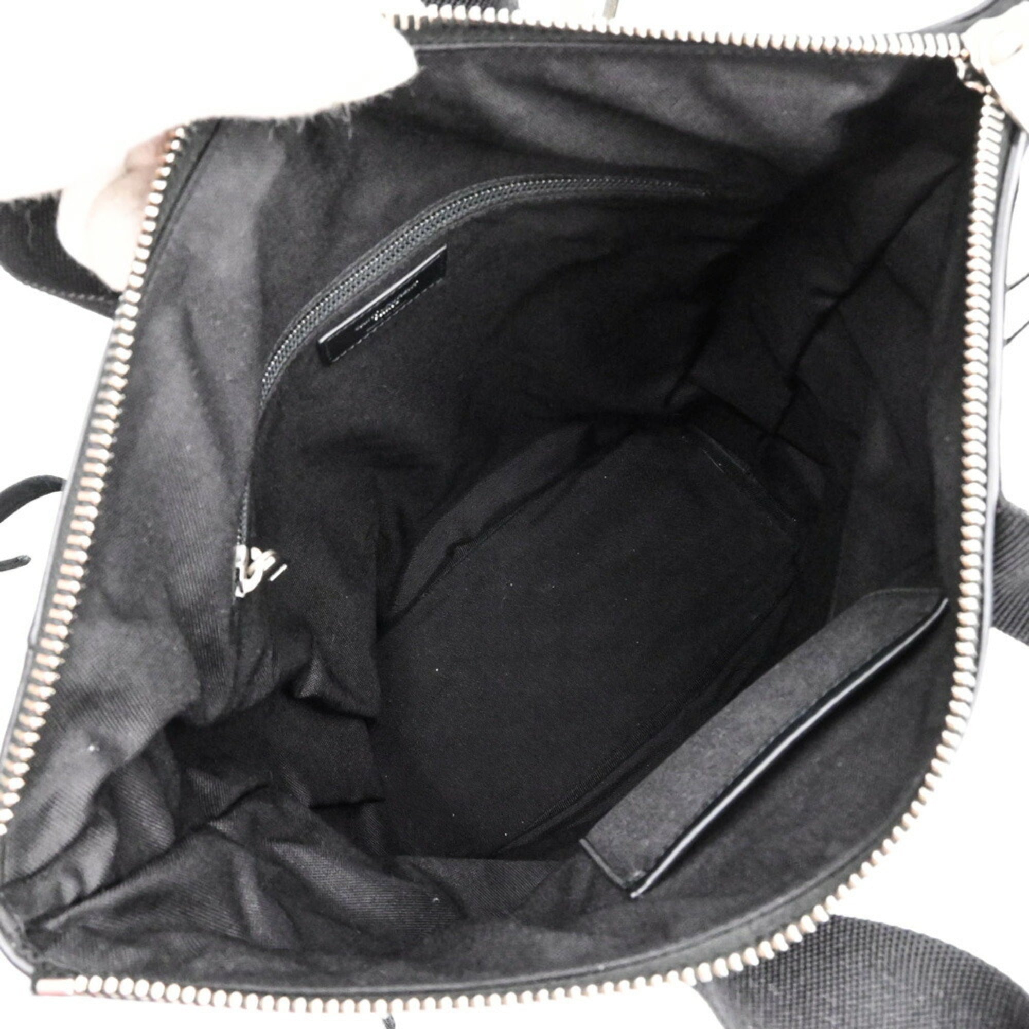 Yves Saint Laurent Black Pvc Backpack (Pre-Owned)