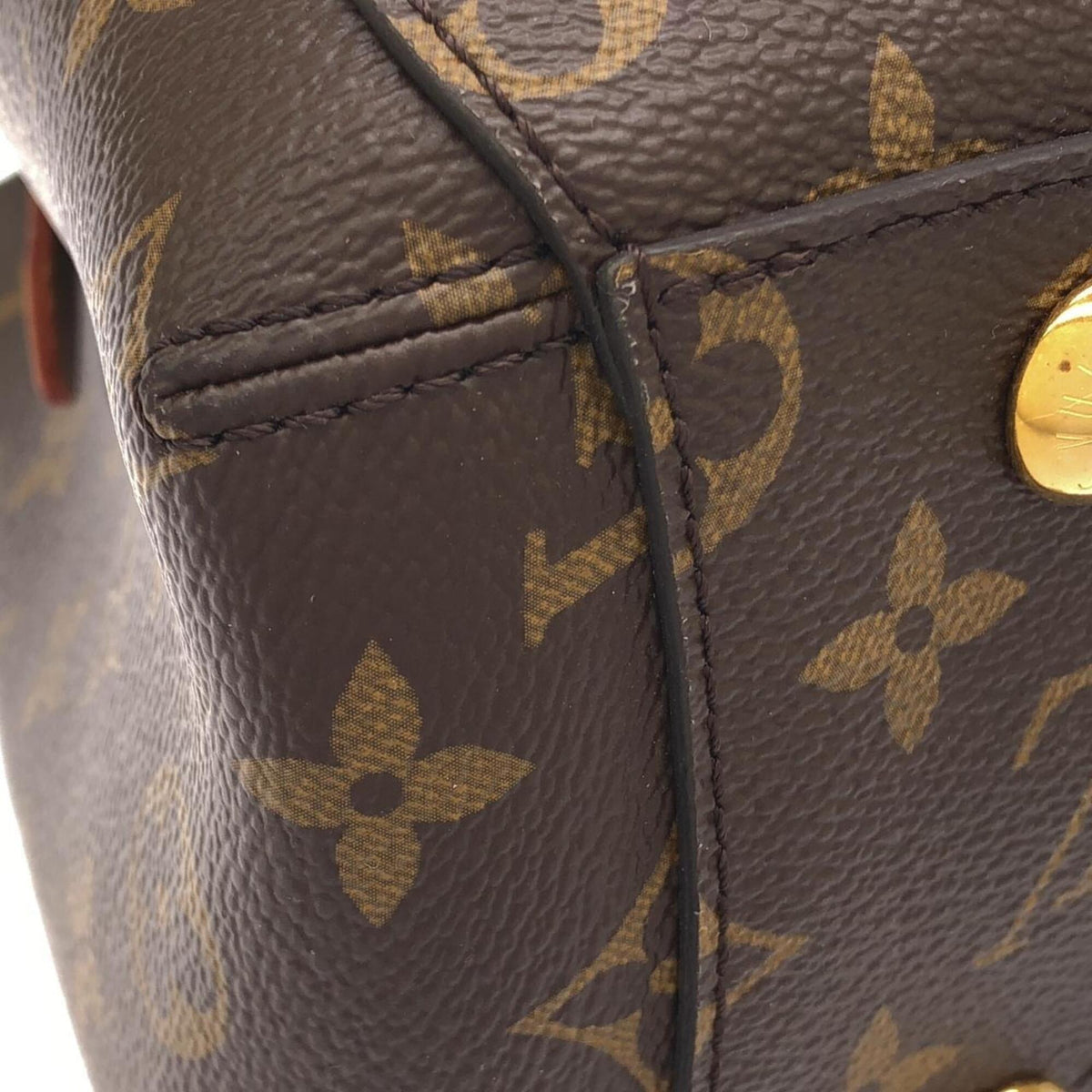 Louis Vuitton Brown Coated Canvas Handbag (Pre-Owned)