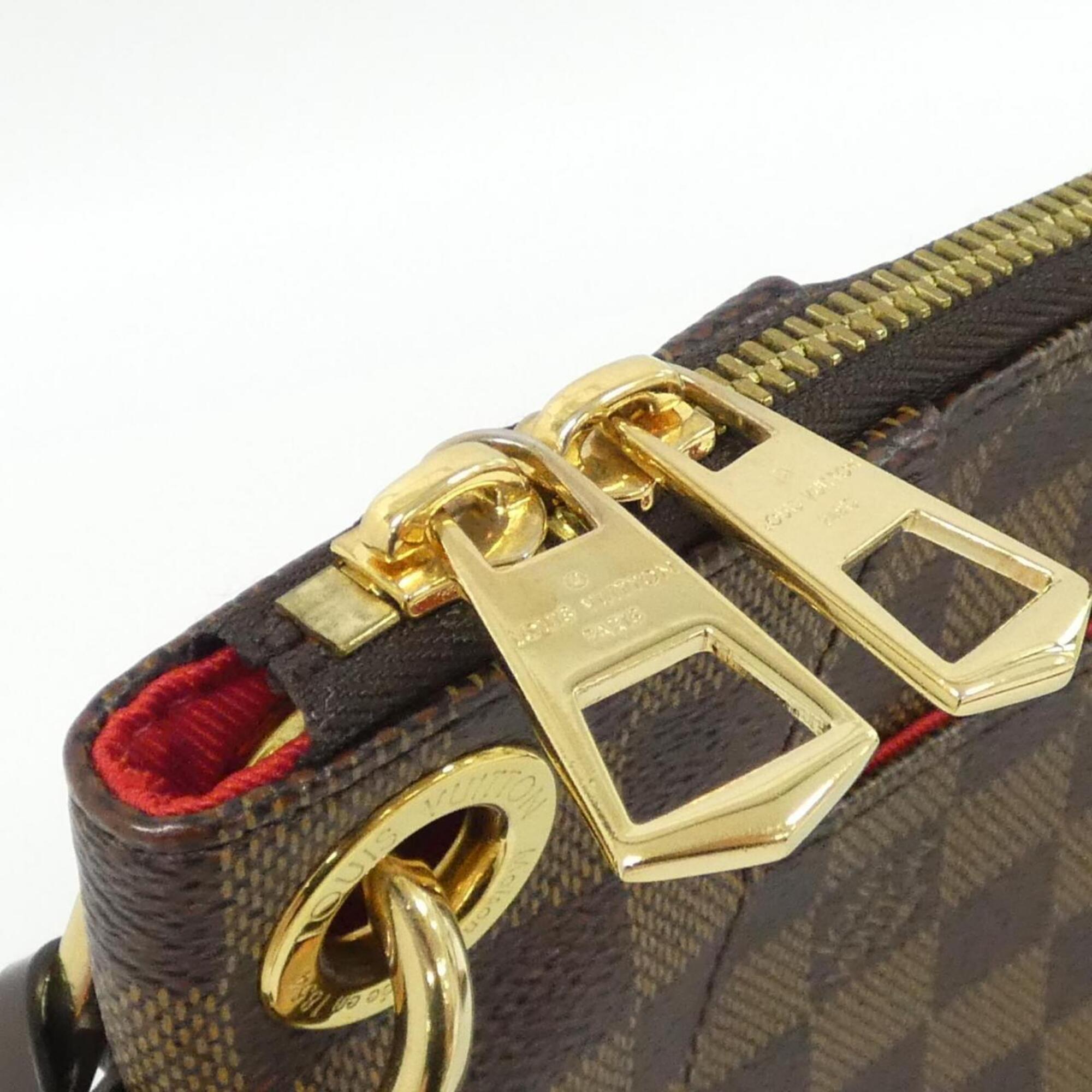 Louis Vuitton Ebene Coated Canvas Shoulder Bag (Pre-Owned)