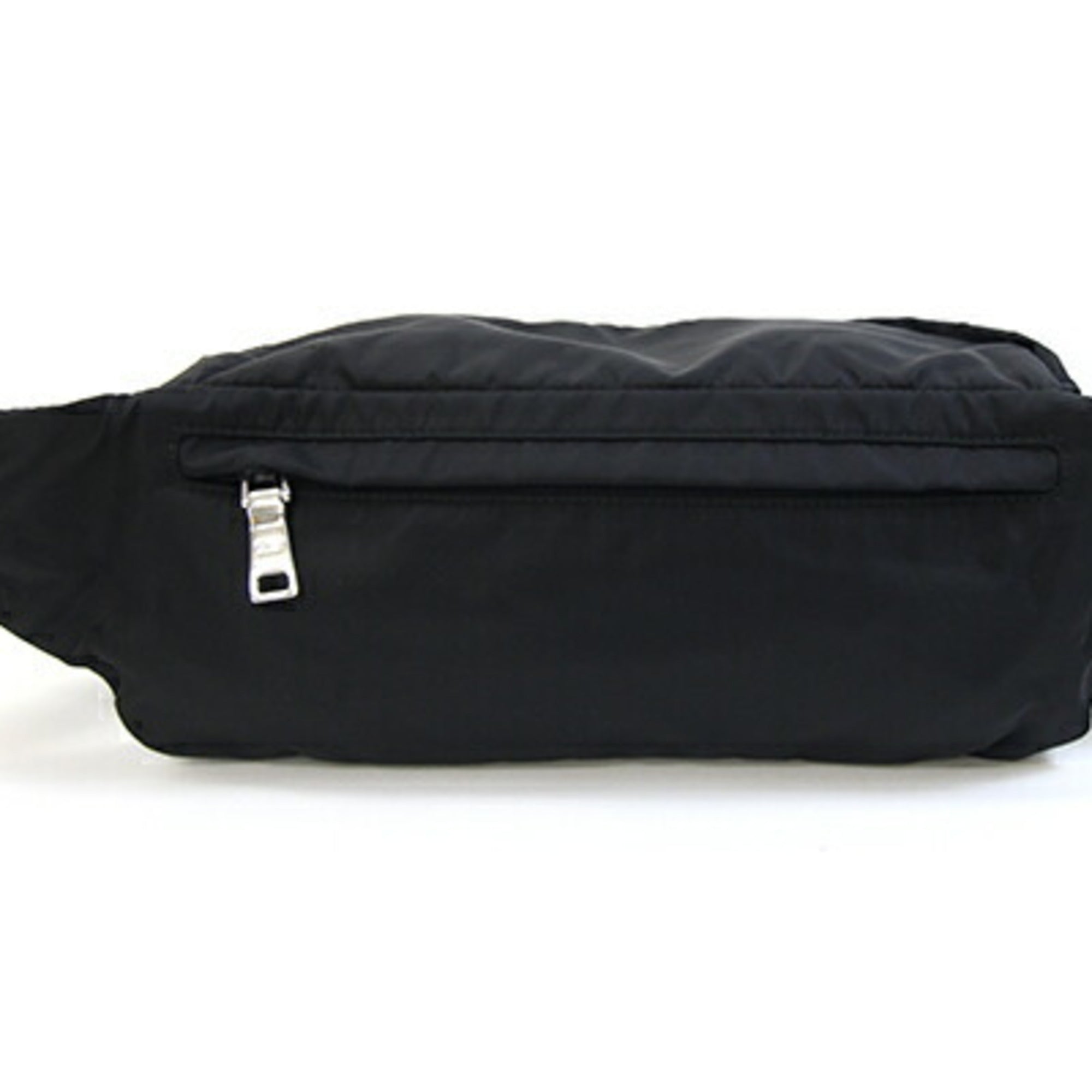Prada Black Nylon Leather Sling Bag (Pre-Owned)