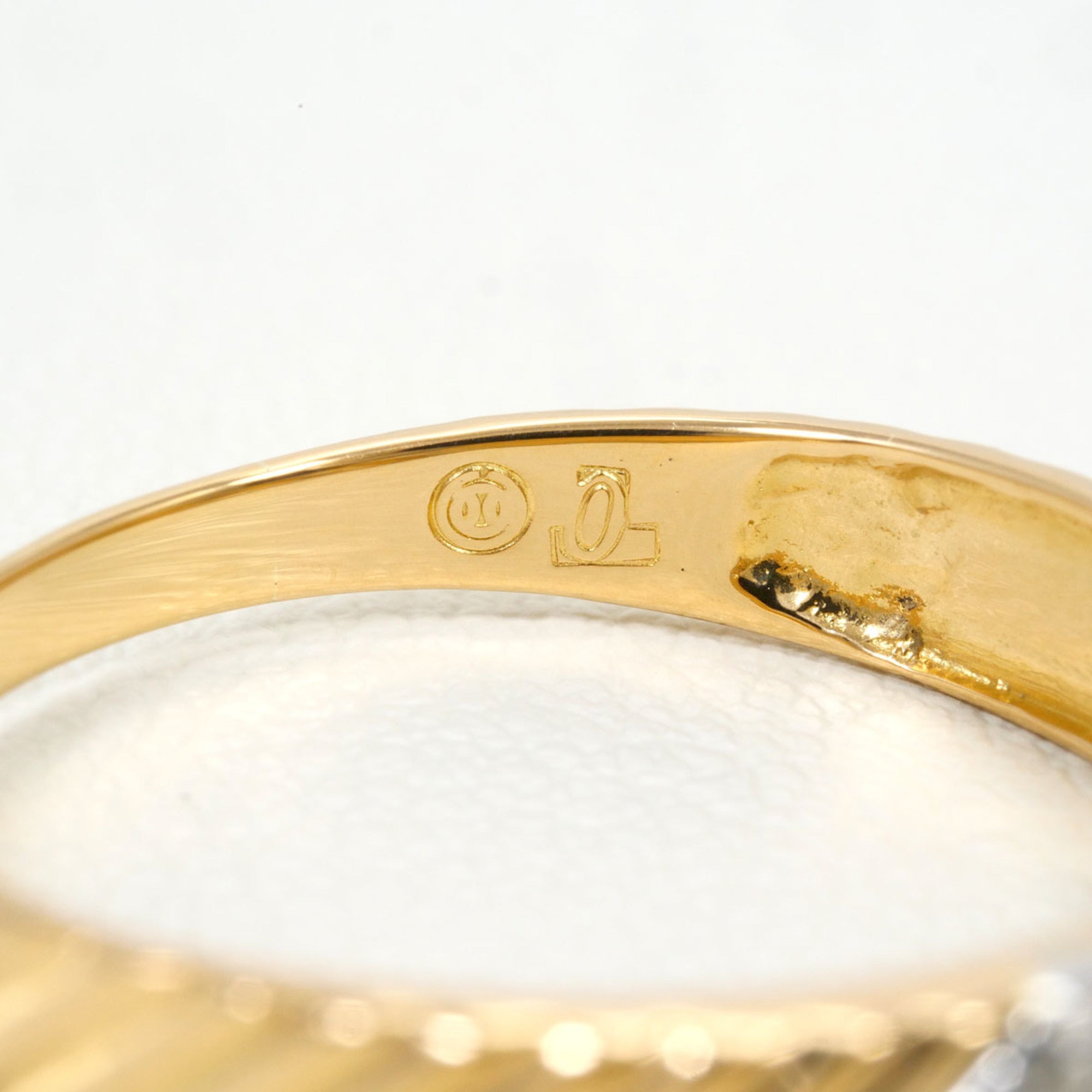 Unbranded Platinum Yellow Gold Yellow Gold (18K) Platinum 900 Band Ring (Pre-Owned)