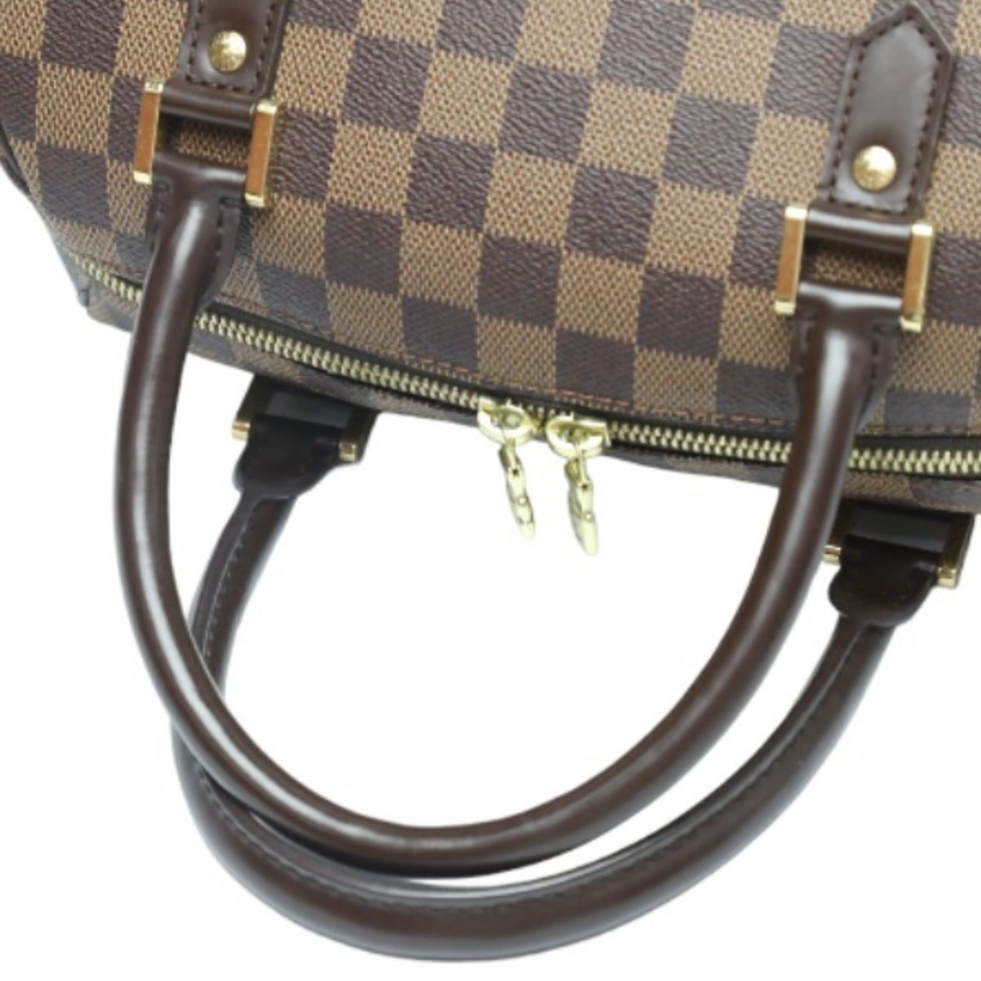 Louis Vuitton Brown Damier Canvas Handbag (Pre-Owned)