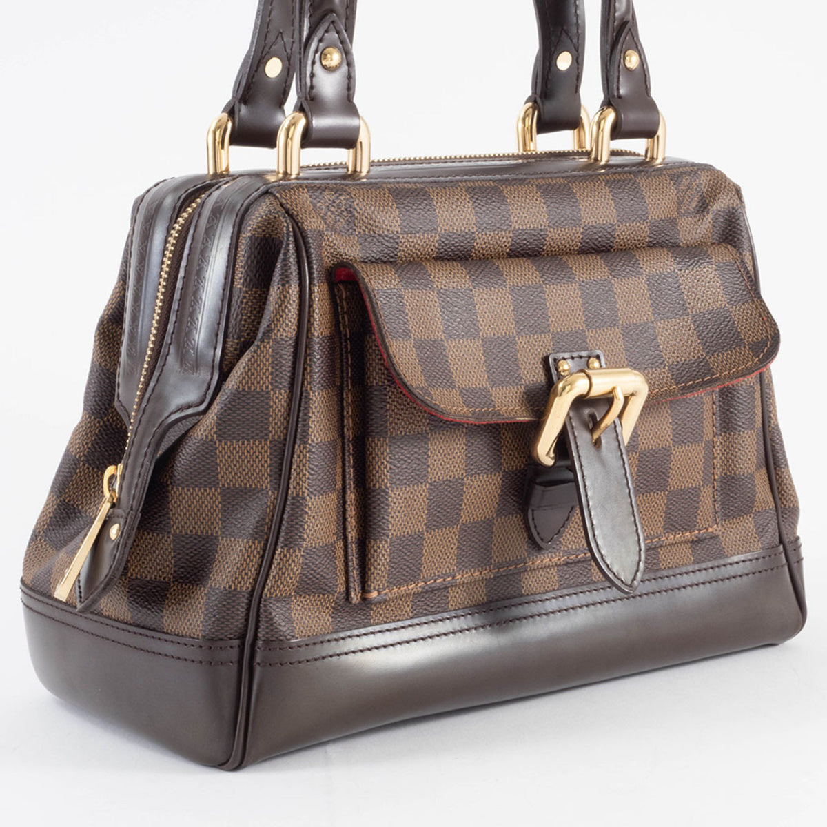 Louis Vuitton Damier Canvas Ebene Damier Canvas Handbag (Pre-Owned)