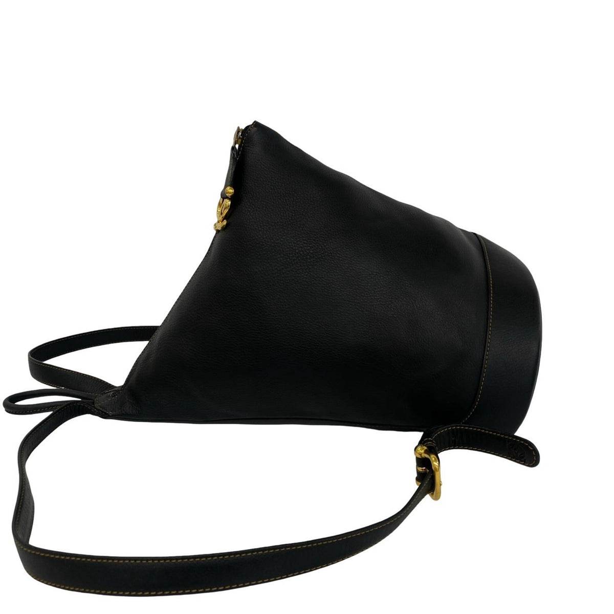 Loewe Black Leather Backpack (Pre-Owned)