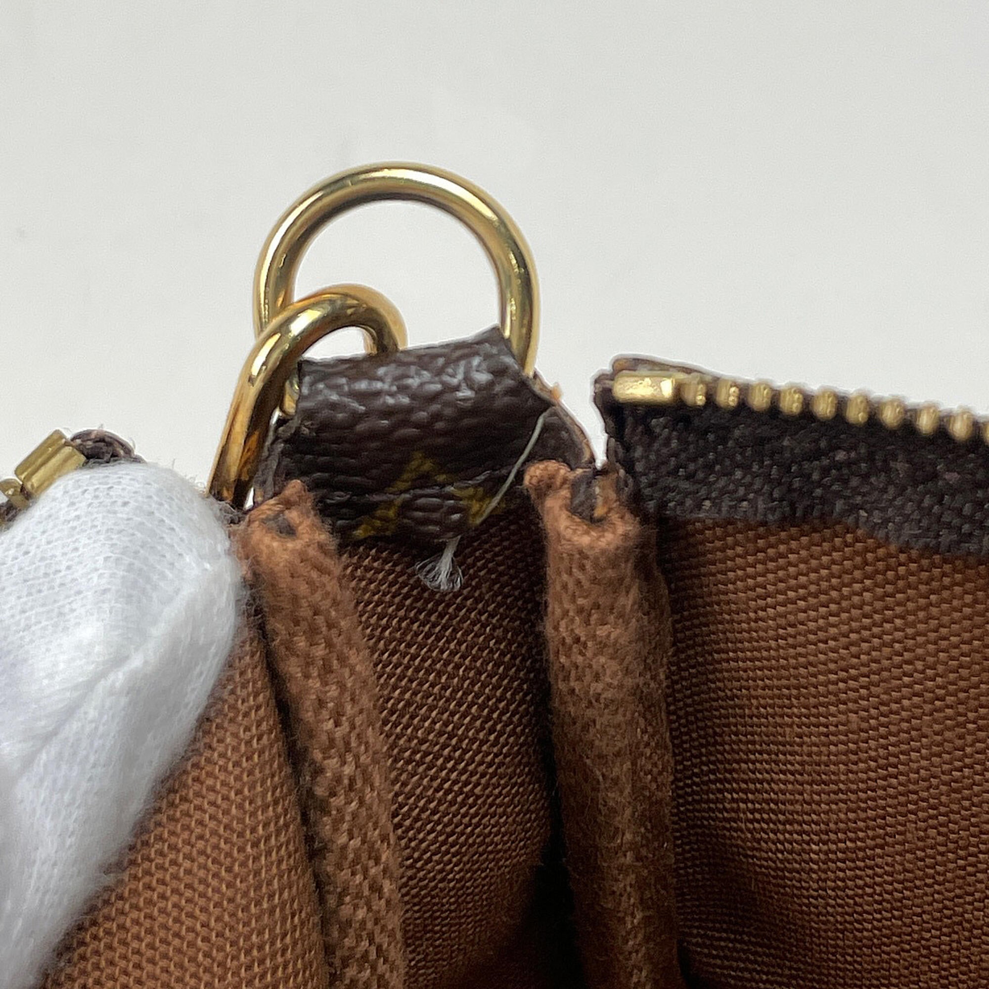 Louis Vuitton Monogram Brown Monogram Pochette Pouch (Pre-Owned)