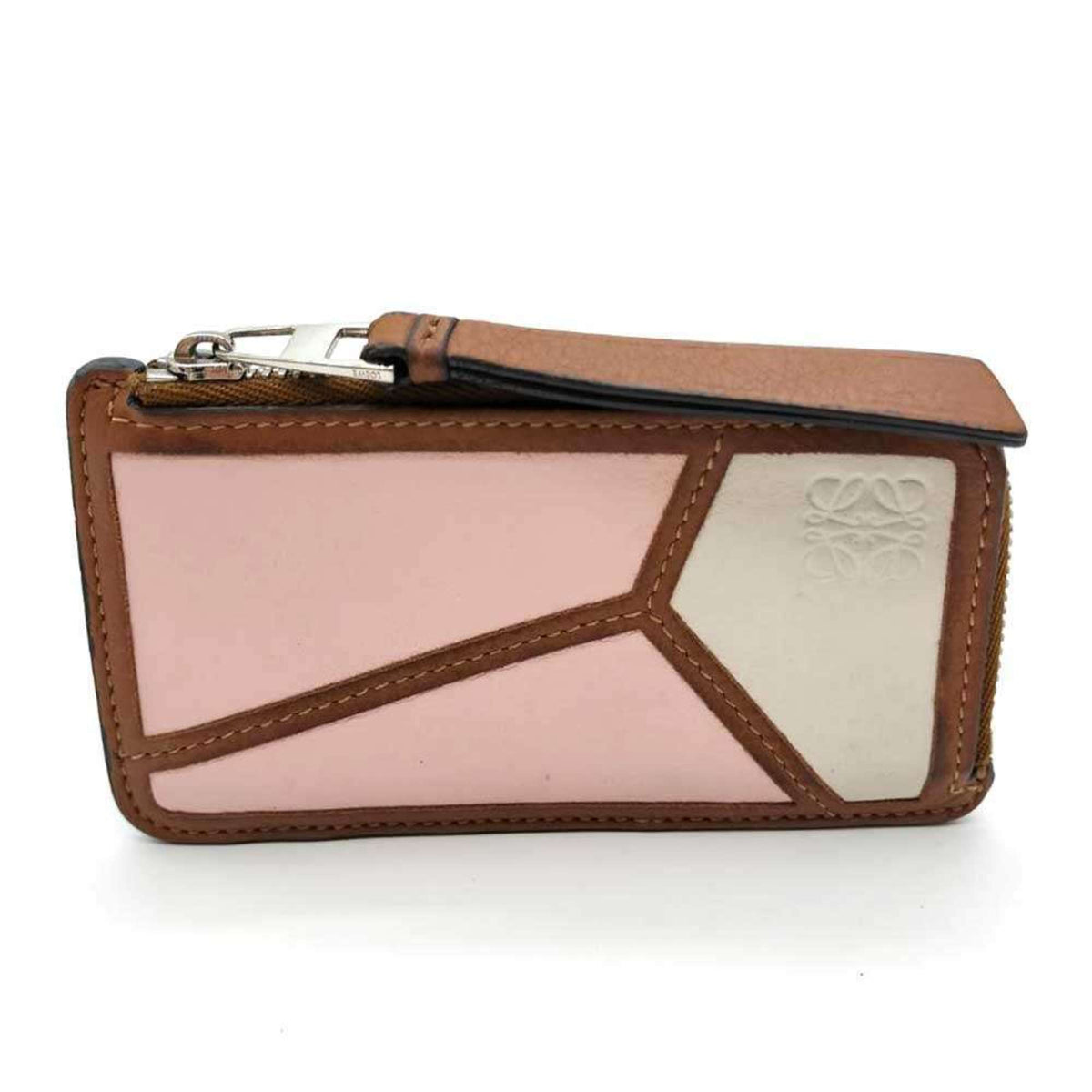 Loewe Pink Leather Coin Purse/Coin Case (Pre-Owned)