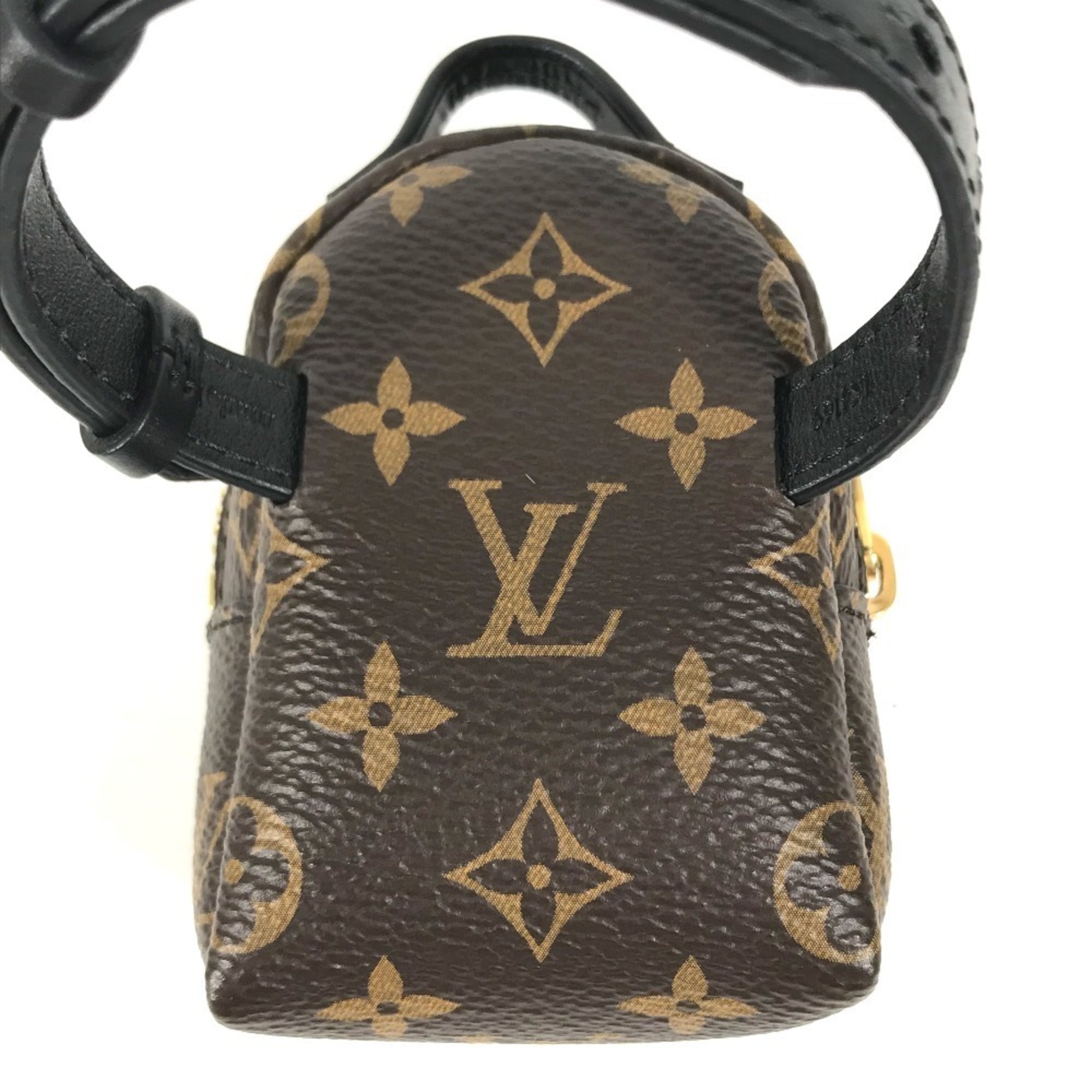 Louis Vuitton Black Brown Monogram Canvas Backpack (Pre-Owned)