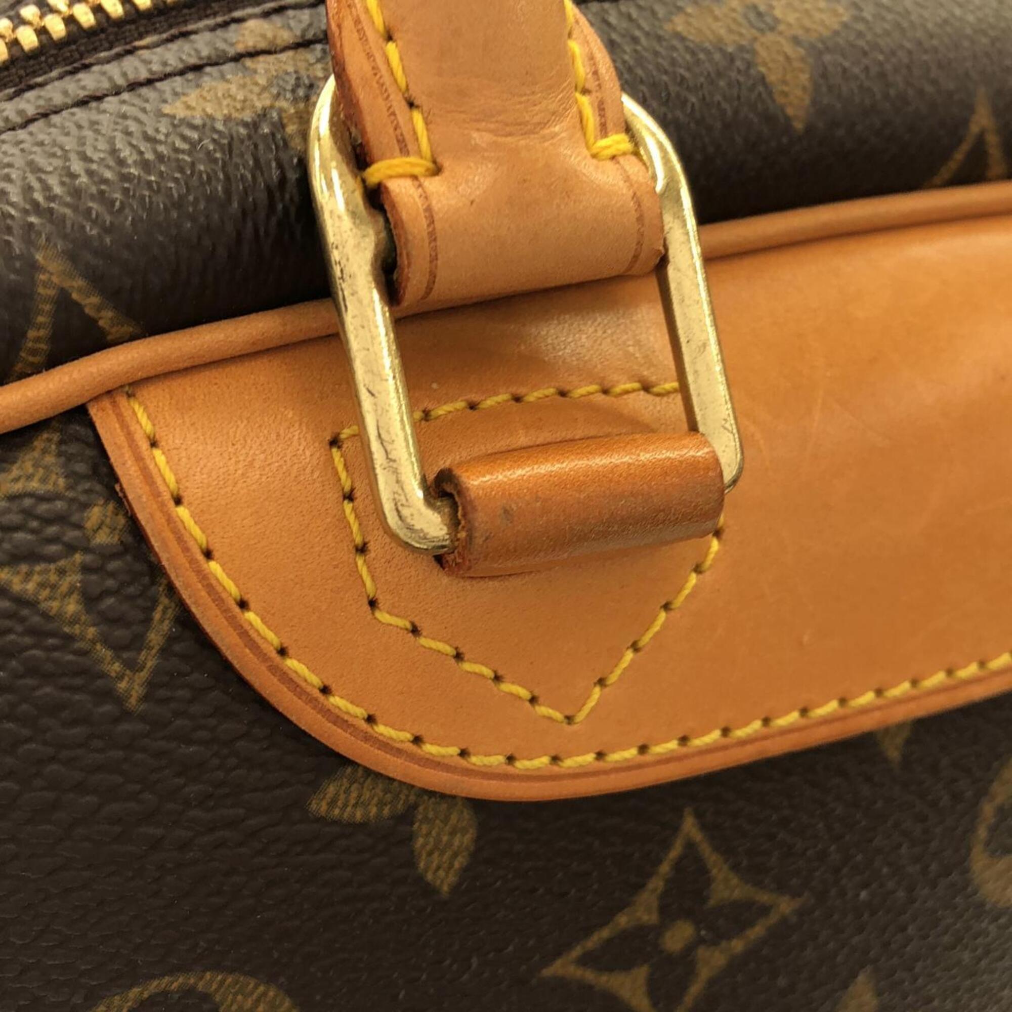 Louis Vuitton Marron Coated Canvas Handbag (Pre-Owned)