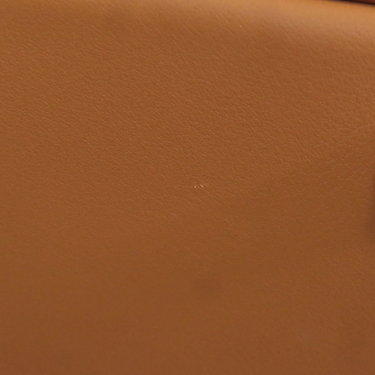 Hermes Picotin Ecru Fauve Gold Toile H Swift Leather Handbag (Pre-Owned)
