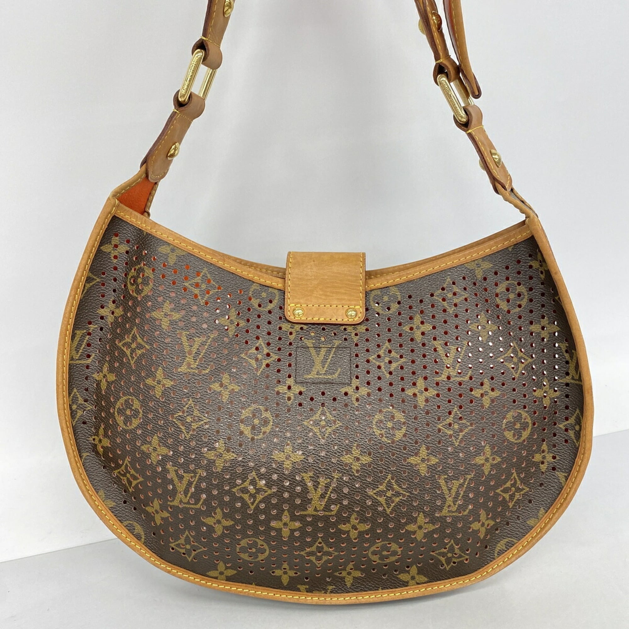 Louis Vuitton Lv Orange Shoulder Bag (Pre-Owned)