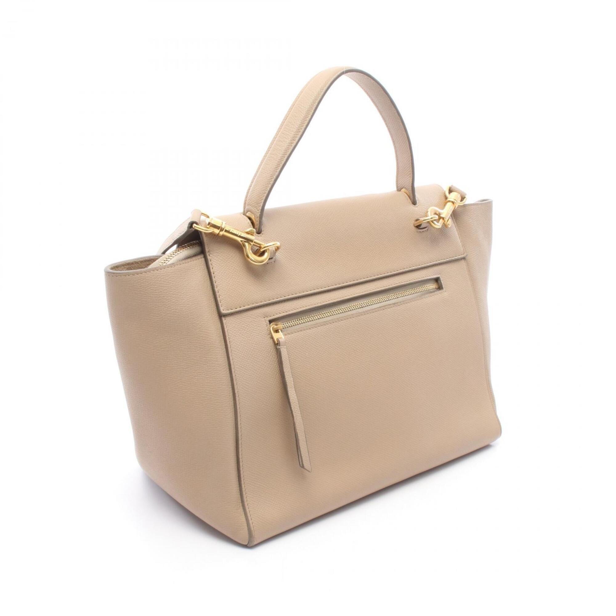 Celine Beige Leather Handbag (Pre-Owned)