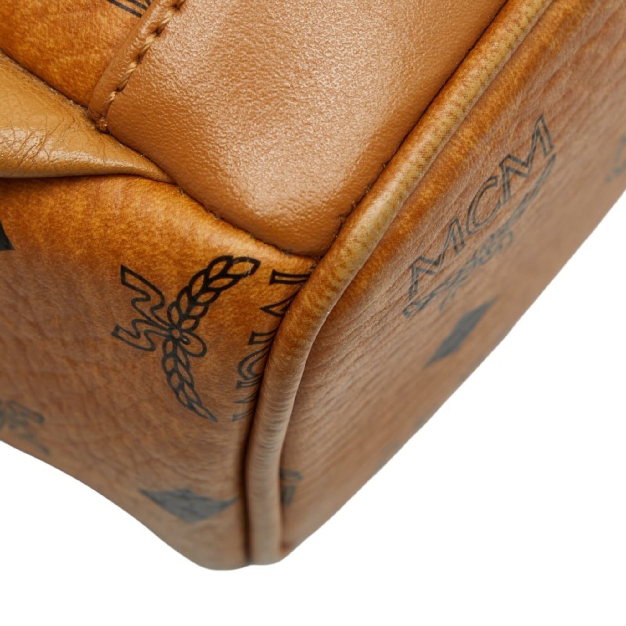 Mcm Brown Leather Backpack (Pre-Owned)